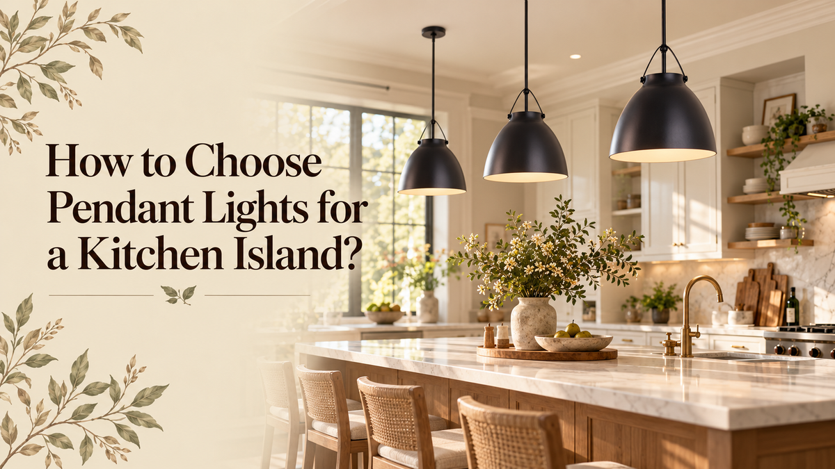 How to Choose Pendant Lights for a Kitchen Island? -Parrot Uncle