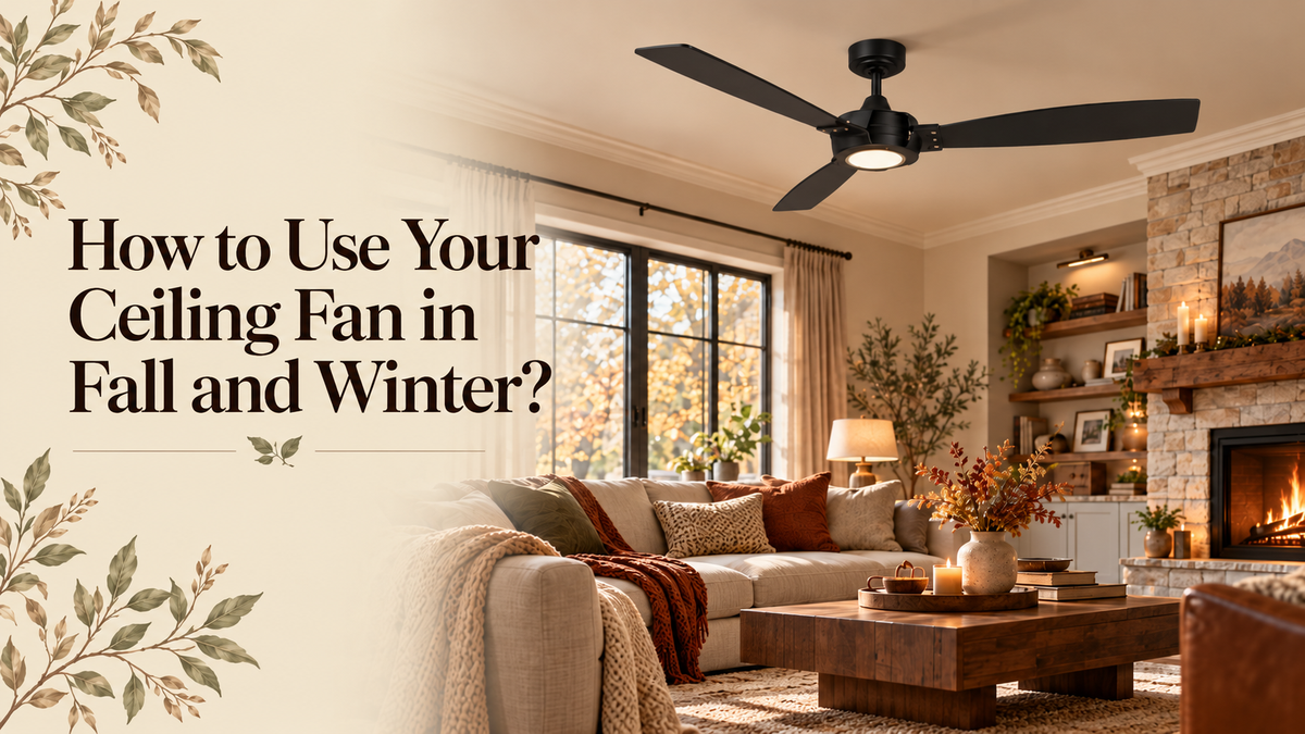 How to Use Your Ceiling Fan in Fall and Winter?
