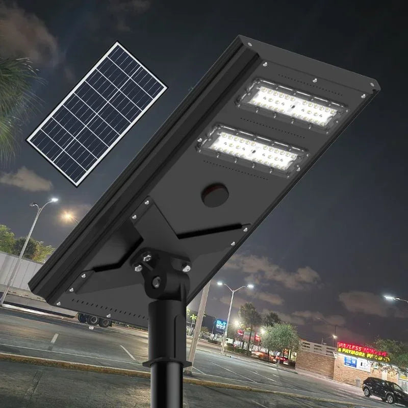 Commerical Solar Power LED Parking Lot Light - 2 Years Warranty