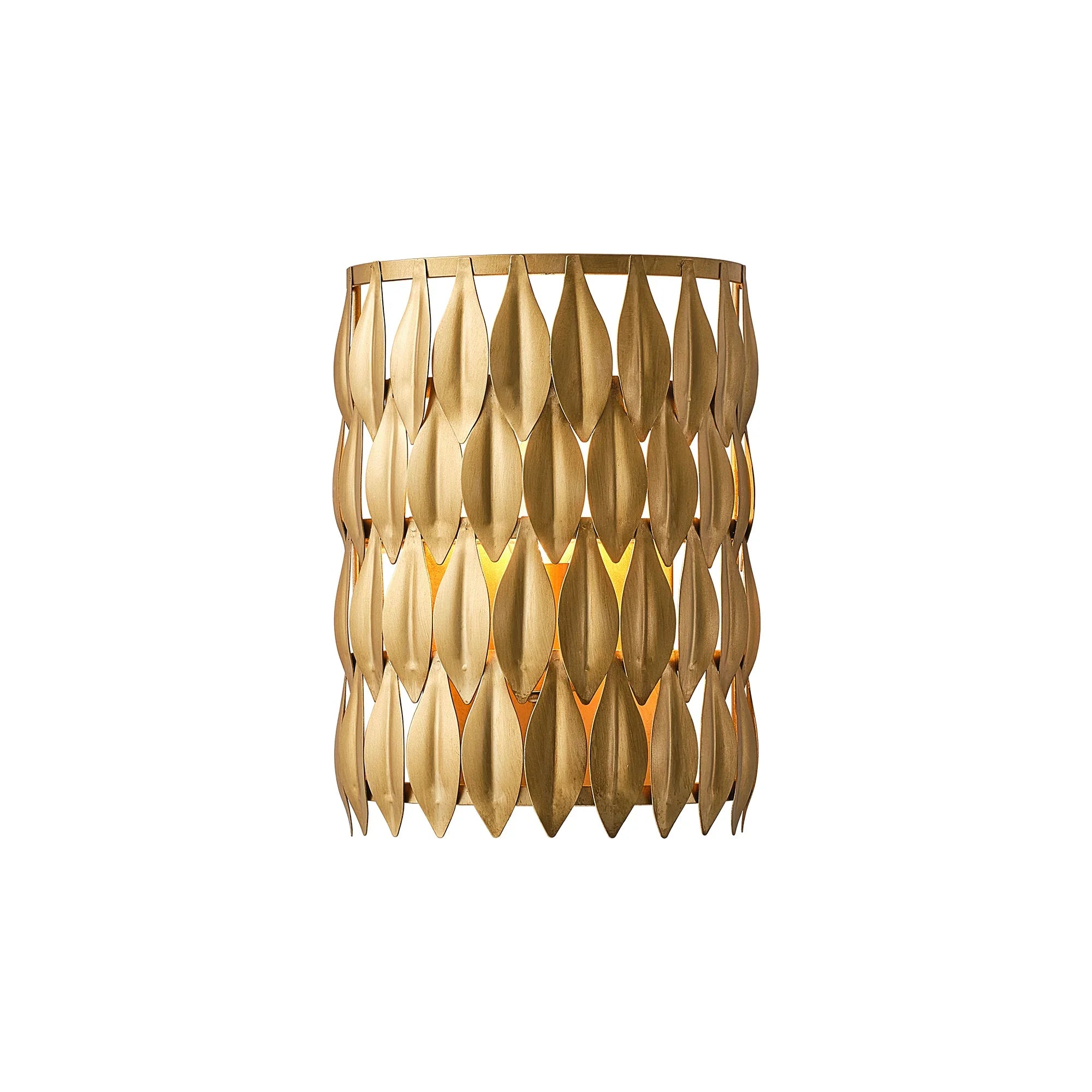 Elmer 1-Light Antique Golden Wall Sconce Lighting