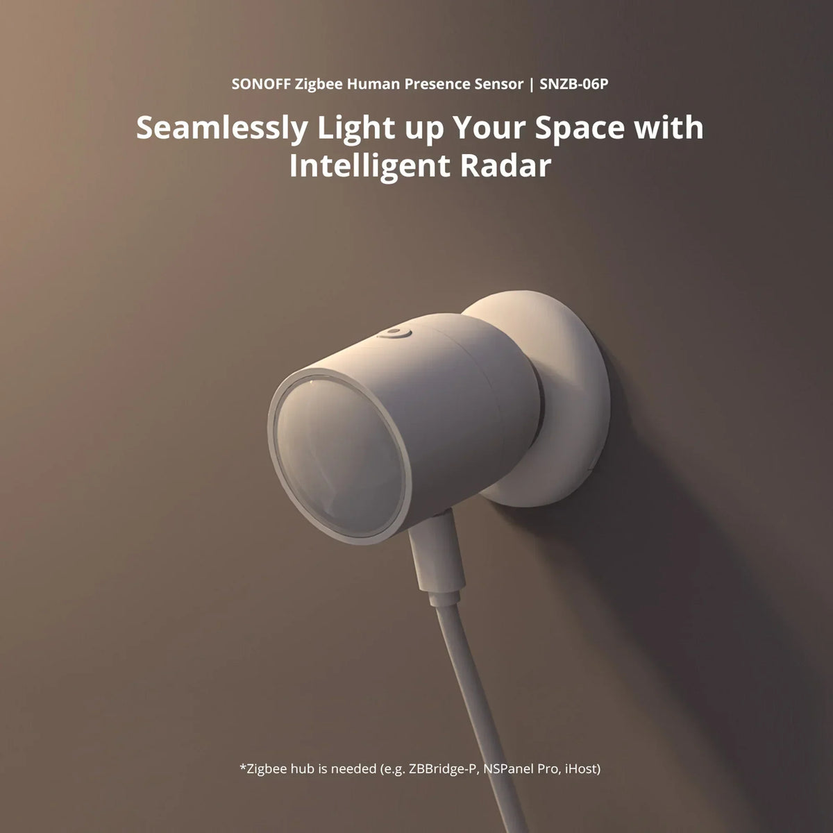 Zigbee Human Presence Sensor with 5.8GHz Radar