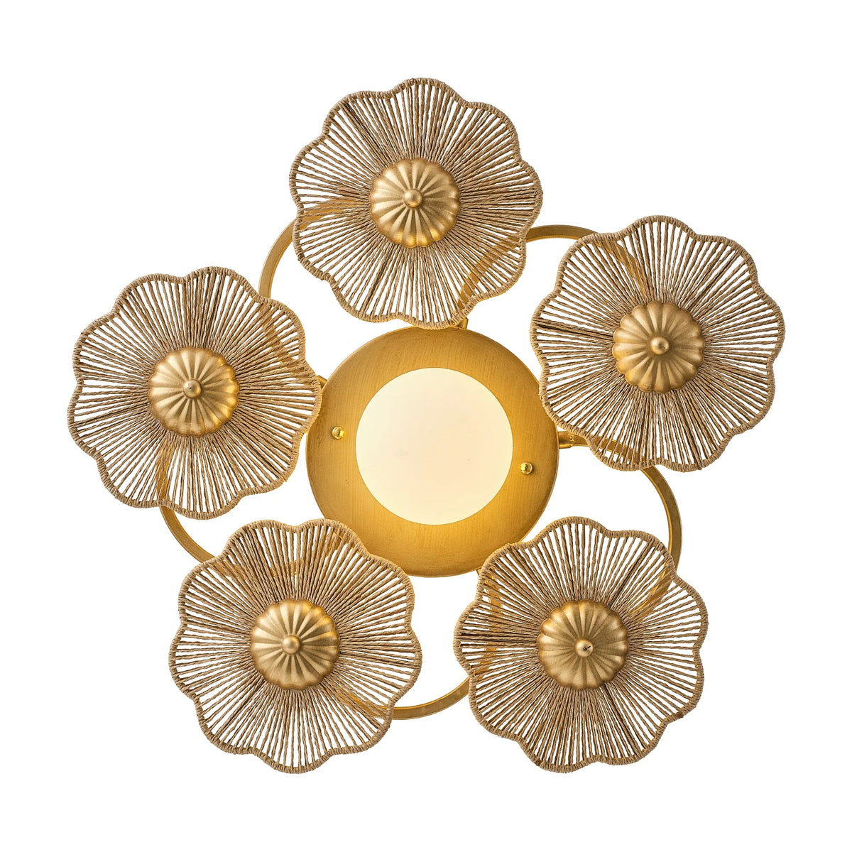 Avery 6-Light Bohemian Flush Mount Ceiling Light & Wall Sconce