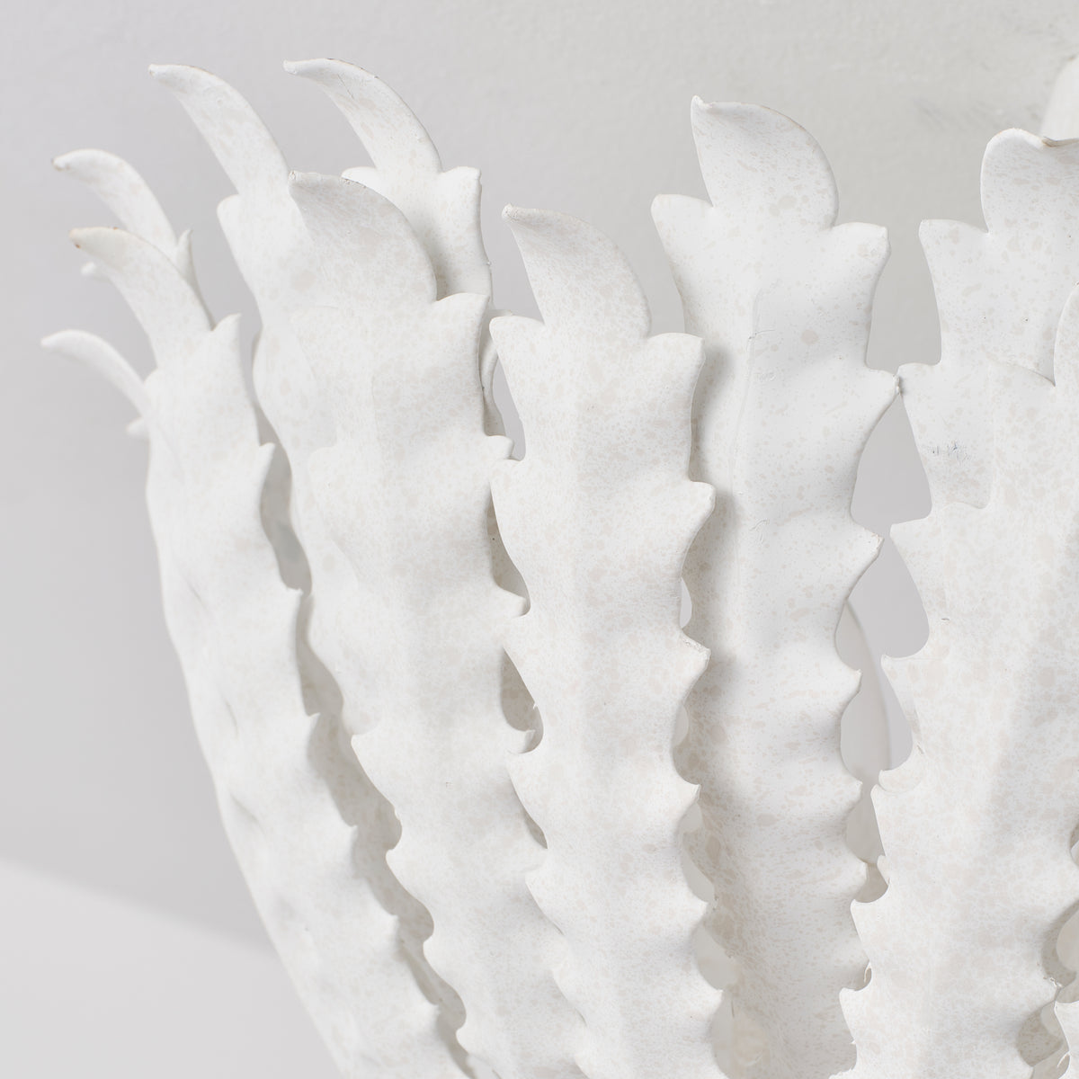 Spencer 3-Light Leaf-Inspired Semi-Flush Ceiling Light