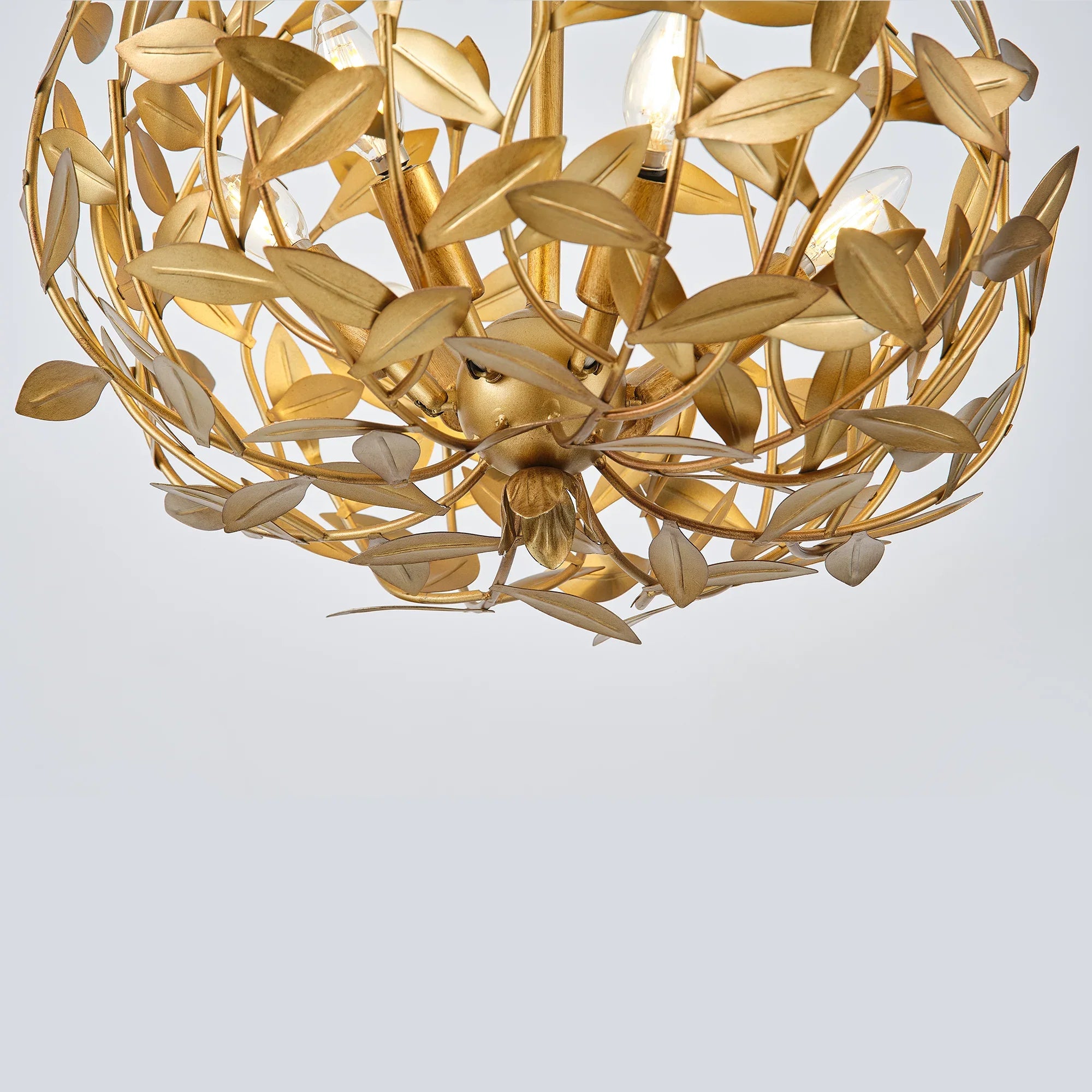 20 Inch Vic 6-Light Golden Chandelier