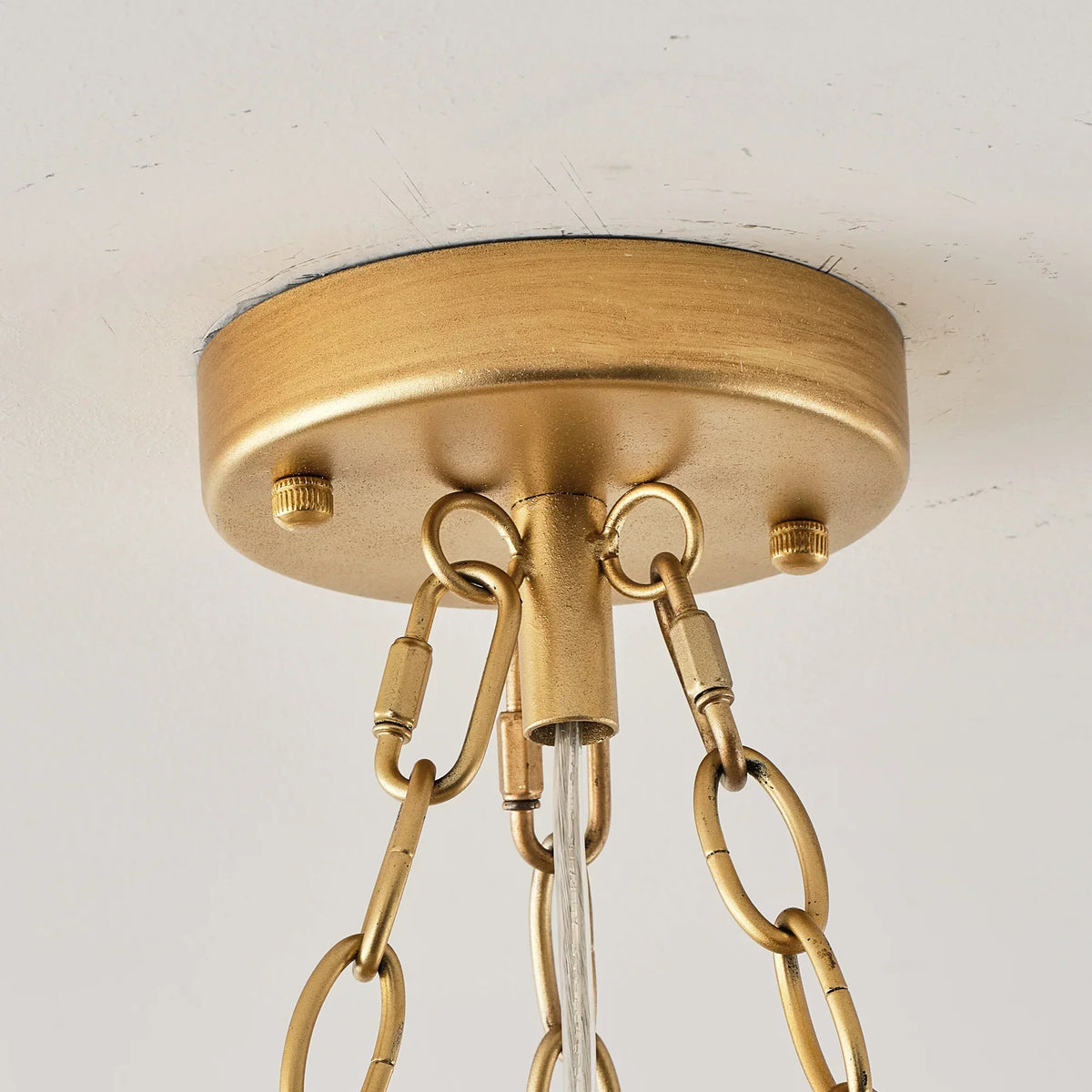 22 Inch Verna Farmhouse 6-Light Golden Chandelier