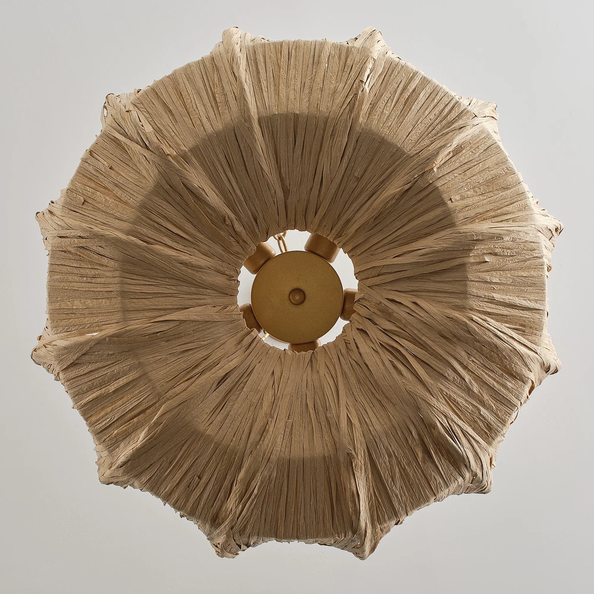 20" Primo Raffia Shade Island Pendant Light