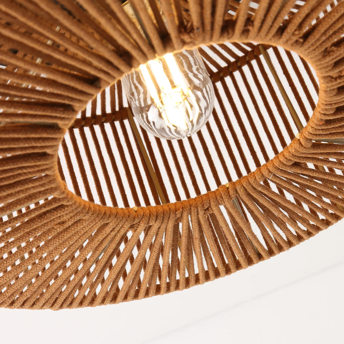 Setlla 1-Light Farmhouse Flush Mount Ceiling Light