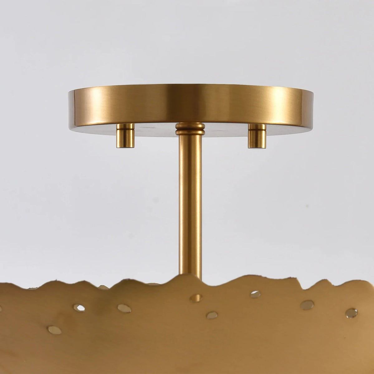 Irma 3-Light Modern Semi-Flush Mount Ceiling Light