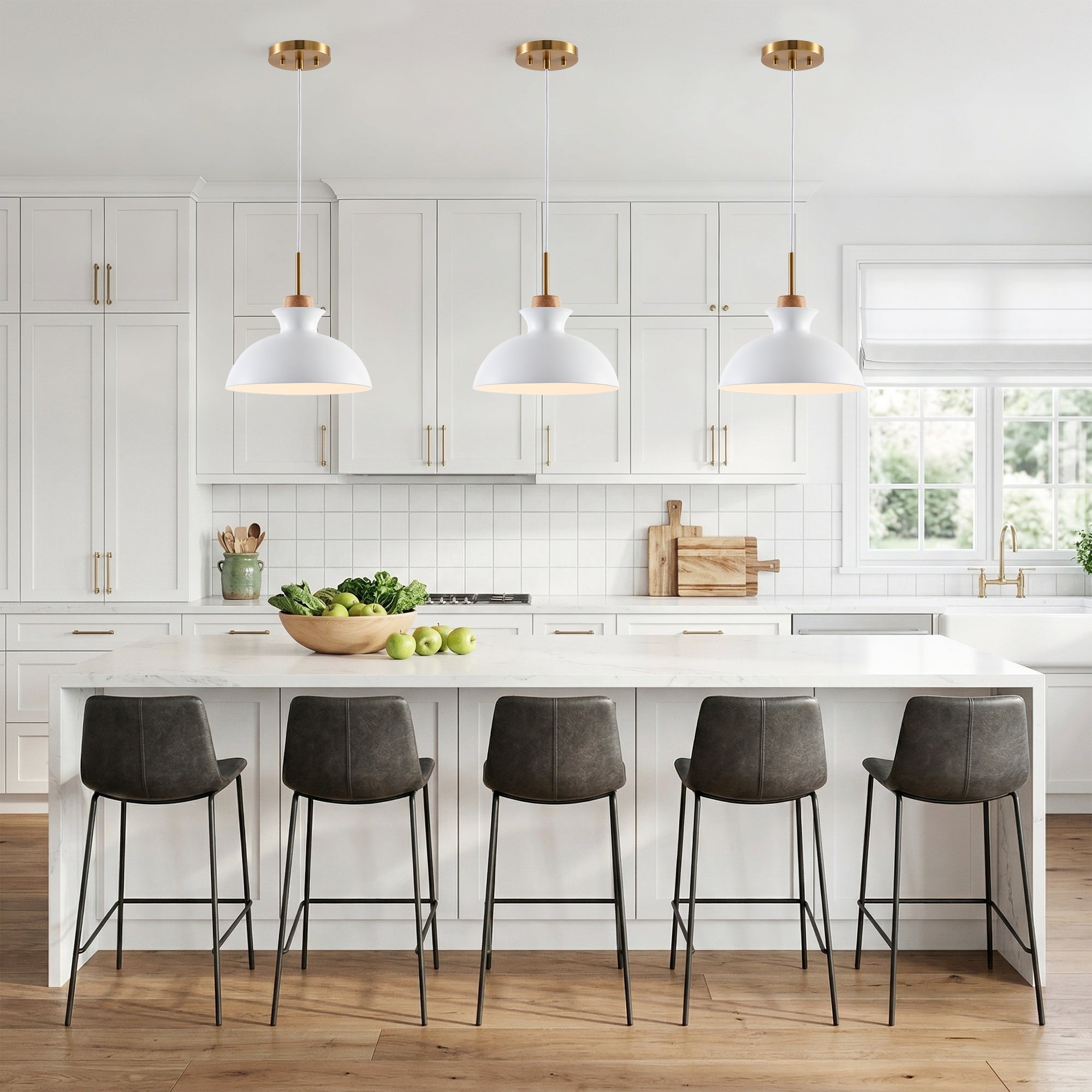 Boris 1-Light Island Pendant Light