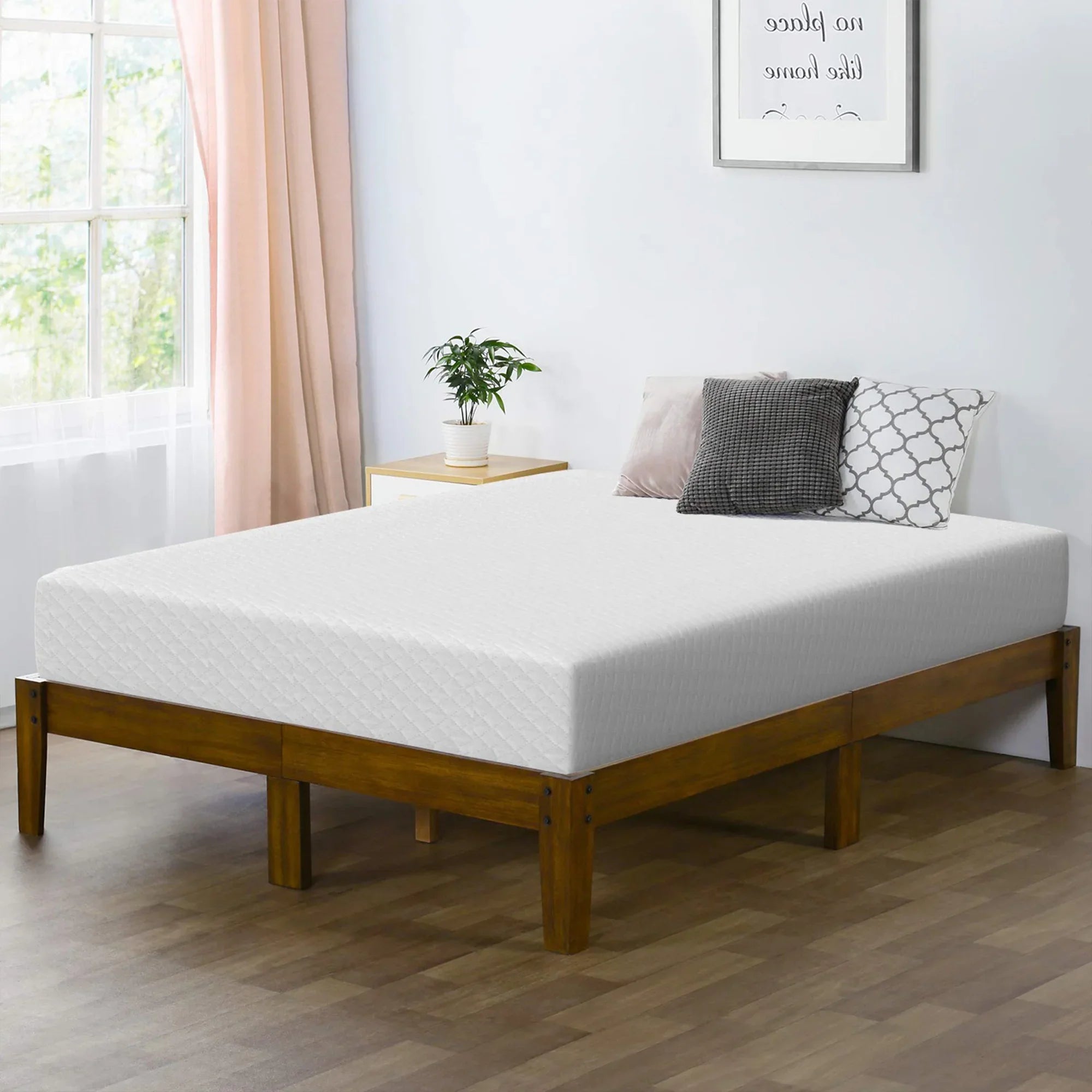 Artemisia 10" White Memory Foam Medium Firm 100% Polyester CertiPUR-US Mattress