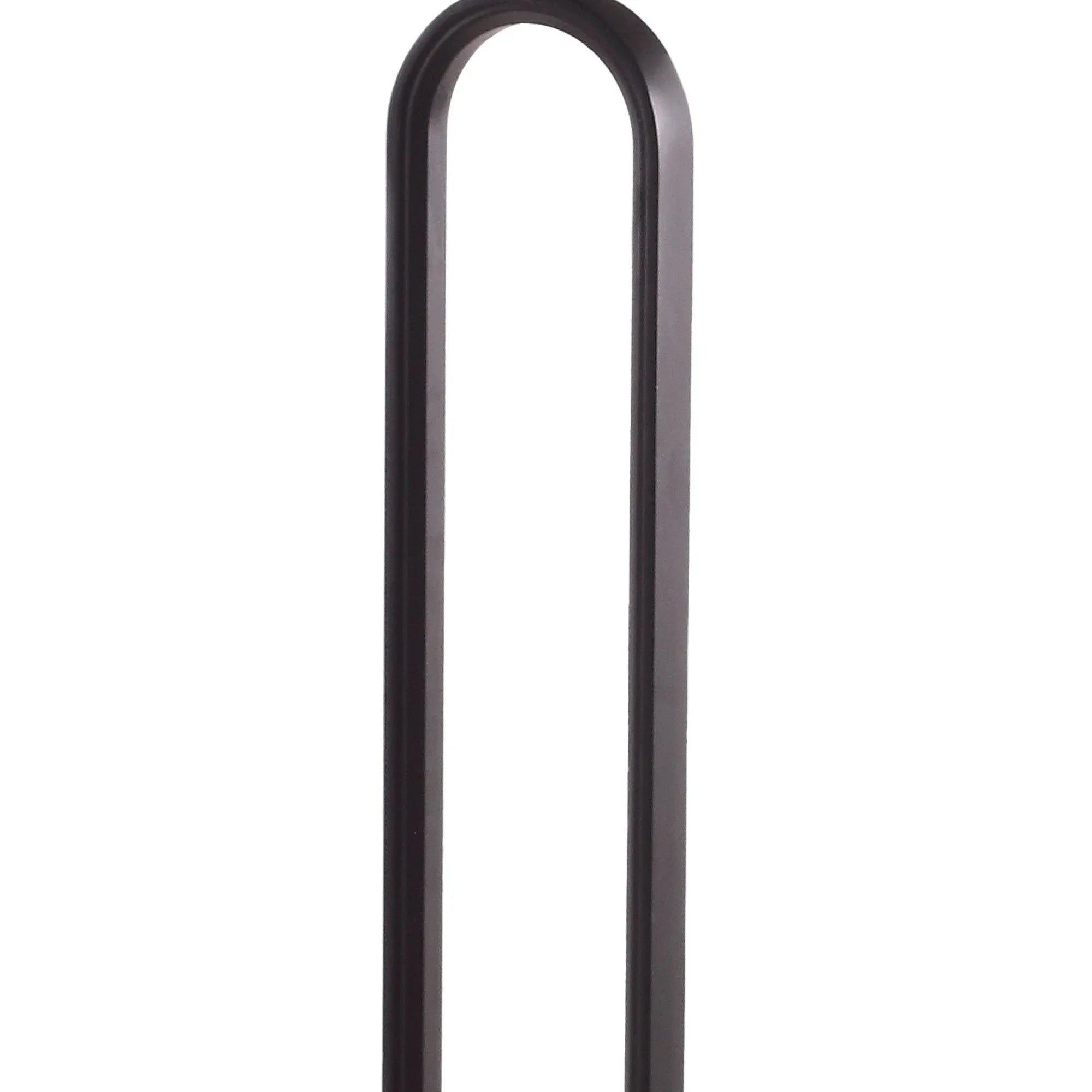 12" Black Round Side Table