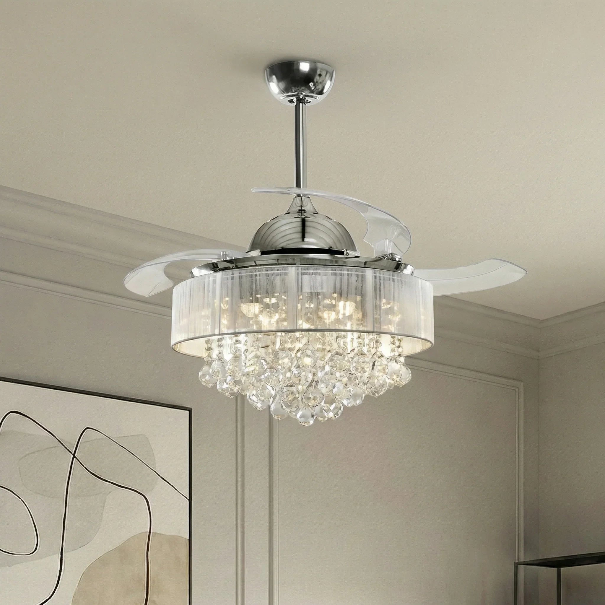 42" Broxburne Smart Fan with LED Light