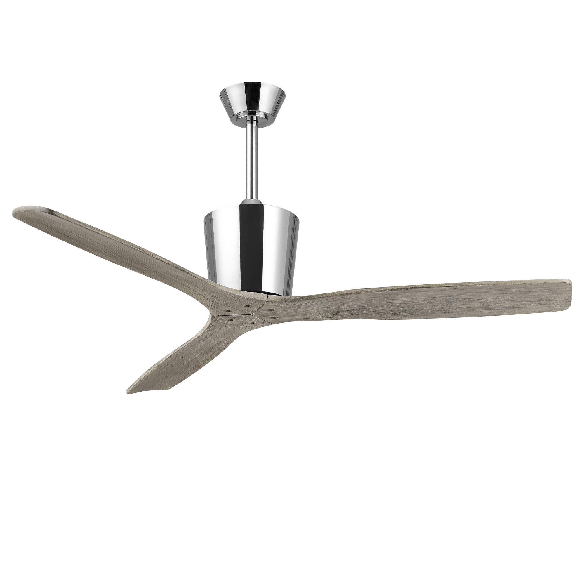 54 Inch Dylan Solid Wood Blades Downrod Mount Ceiling Fan with Remote Control