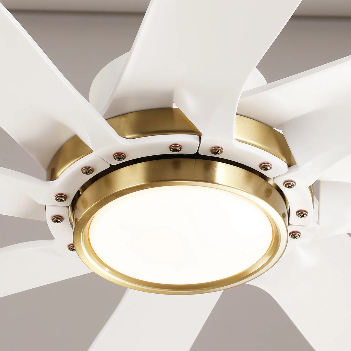72" Alvis Modern LED Large Ceiling Fan with Remote Control