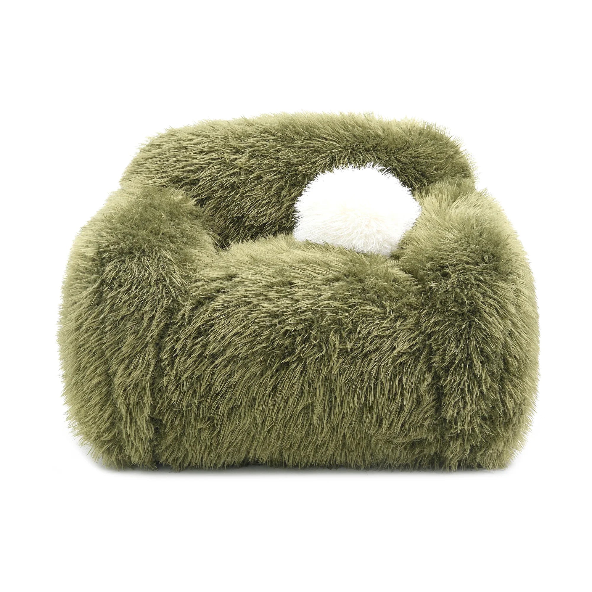 43 Inch Darwen Modern 360-Degree Swivel Chair with Ball Pillow