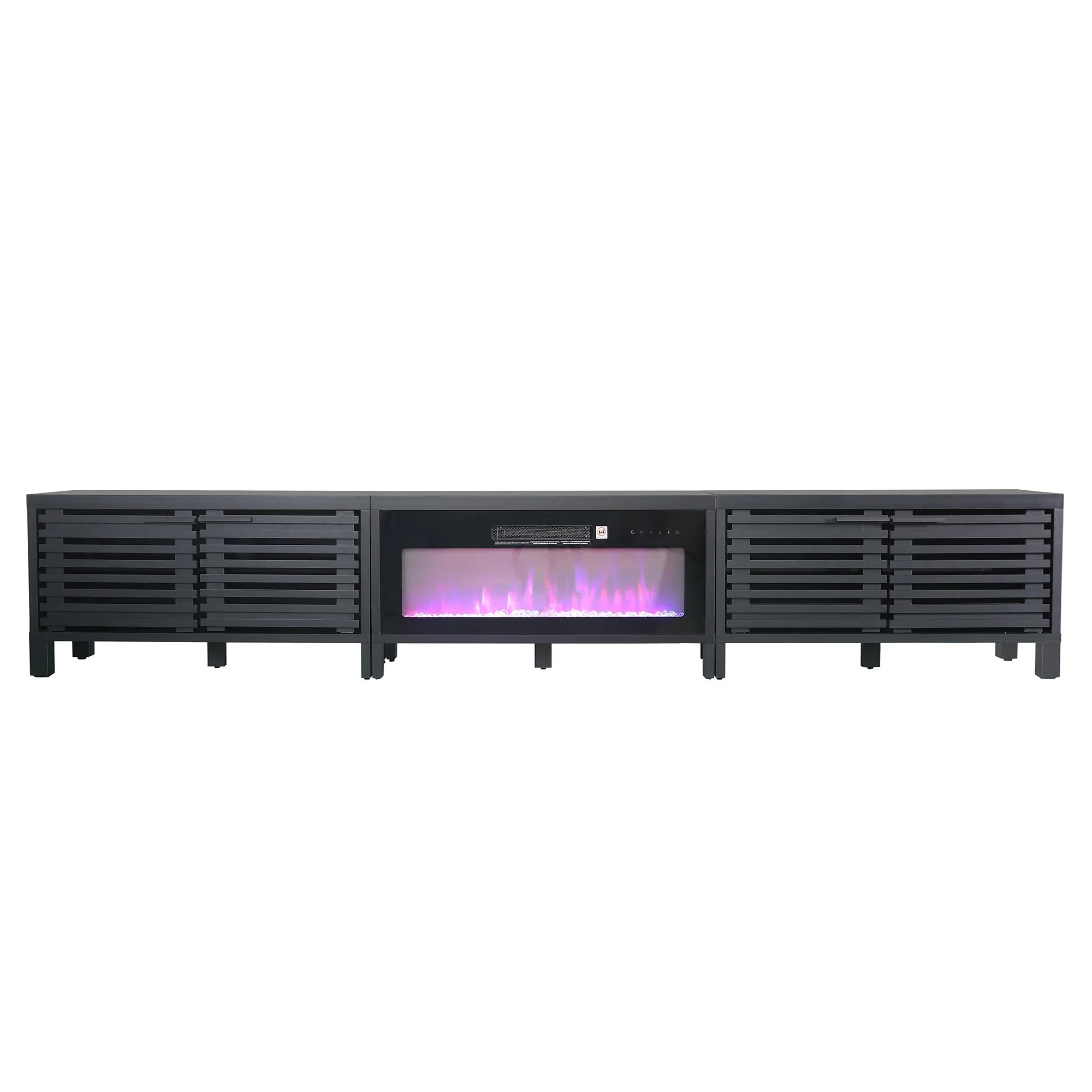 115 Inch Electric Fireplace TV Stand with 36 Inch Electric Fireplace For Living Room