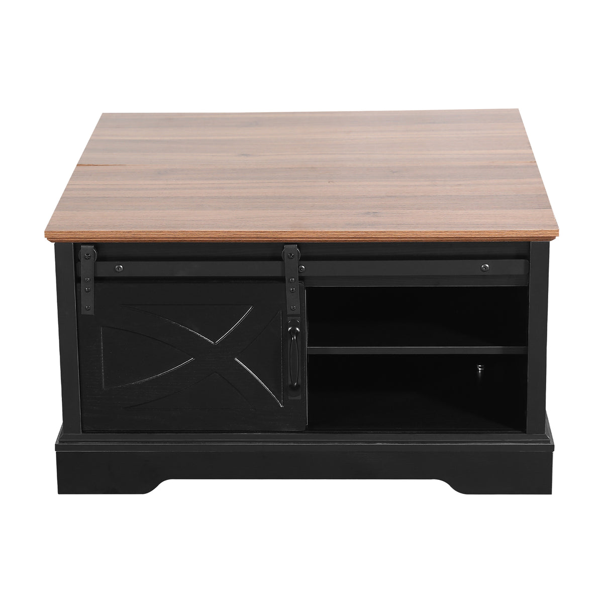 31 Inch Coffee Table Storage Cabinet with Flip-Up Top for Living Room