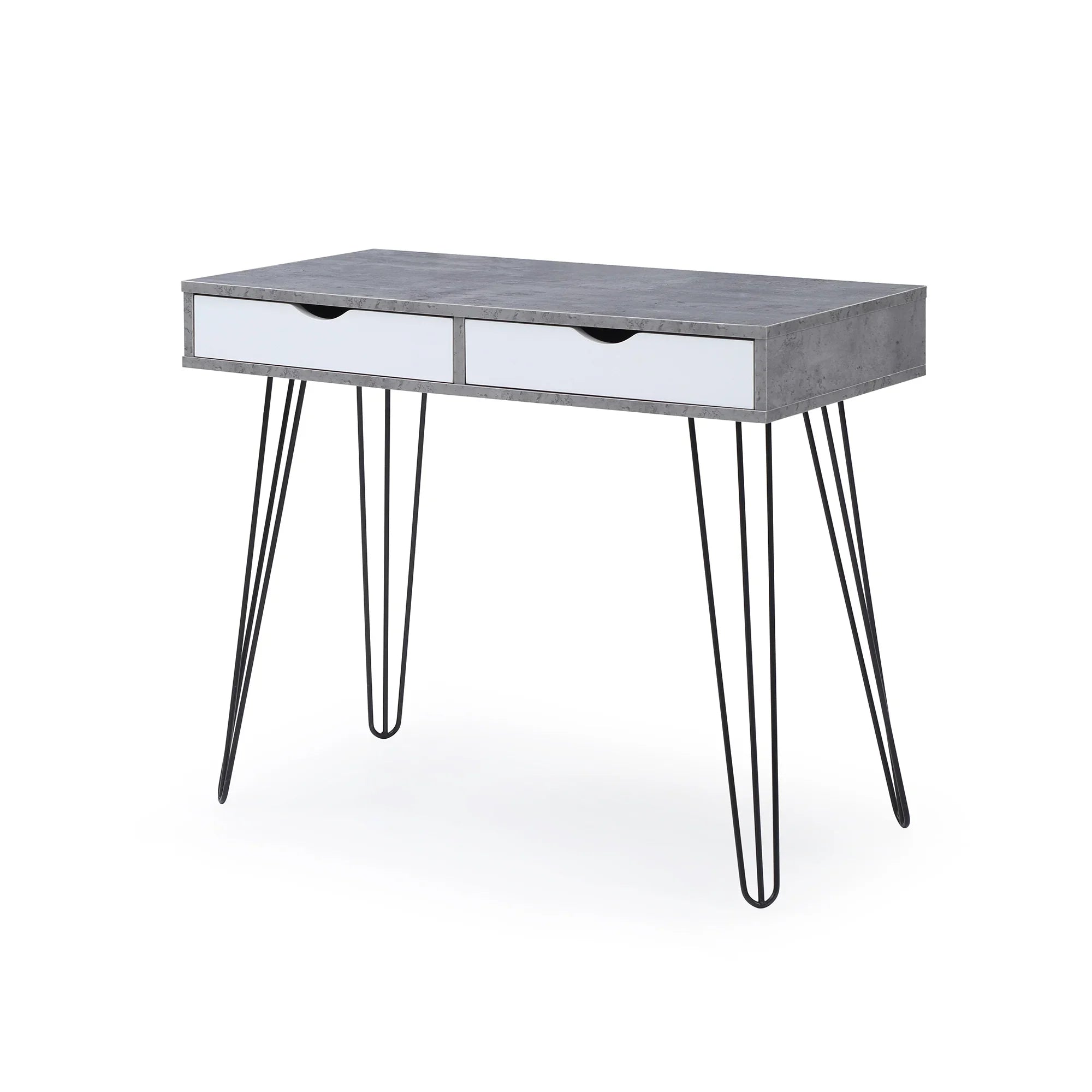 Laurel Small Desk with Drawers for Bedroom Home Office or Dorm