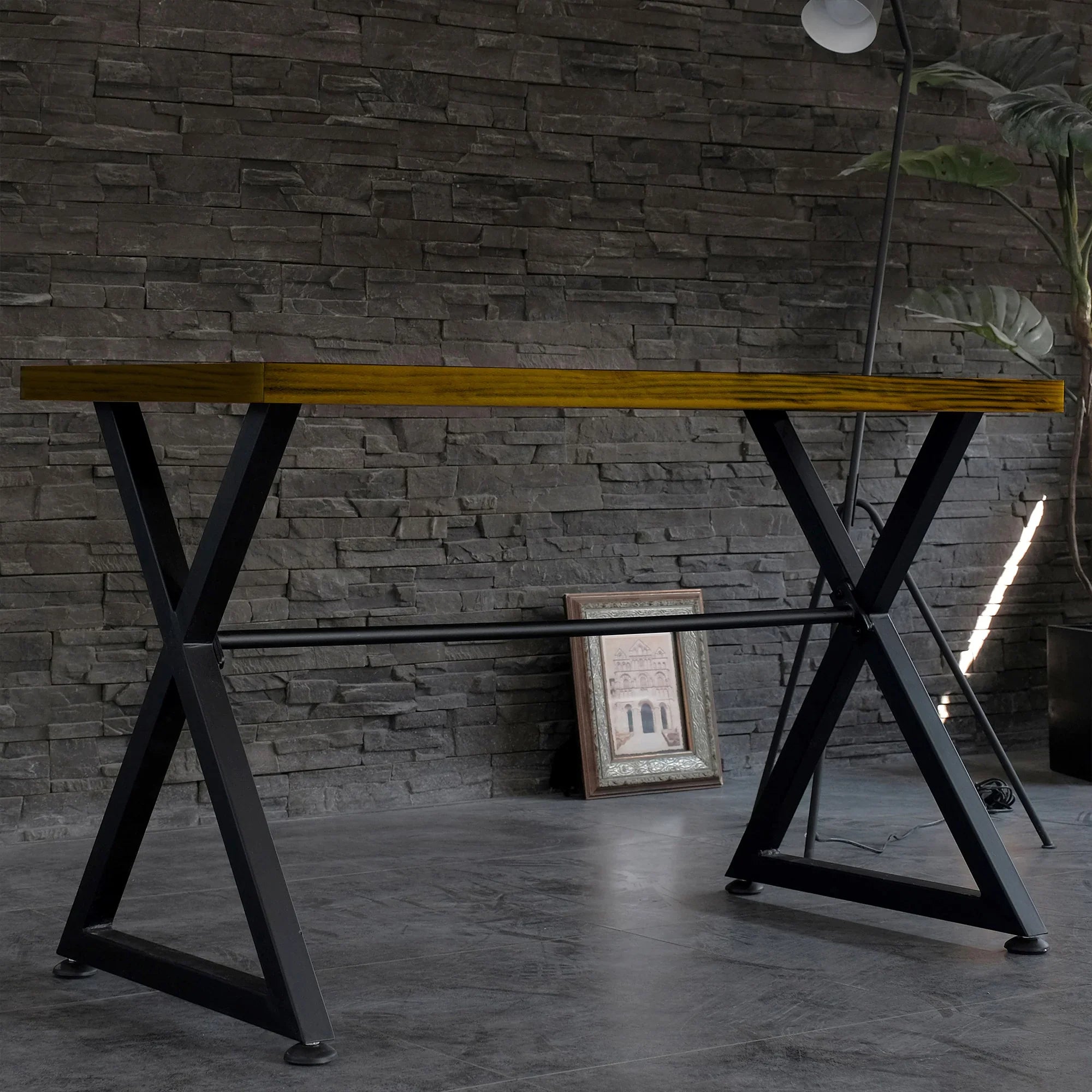 Nova 47"W Farmhouse Working Desk Table for Home Office Computer