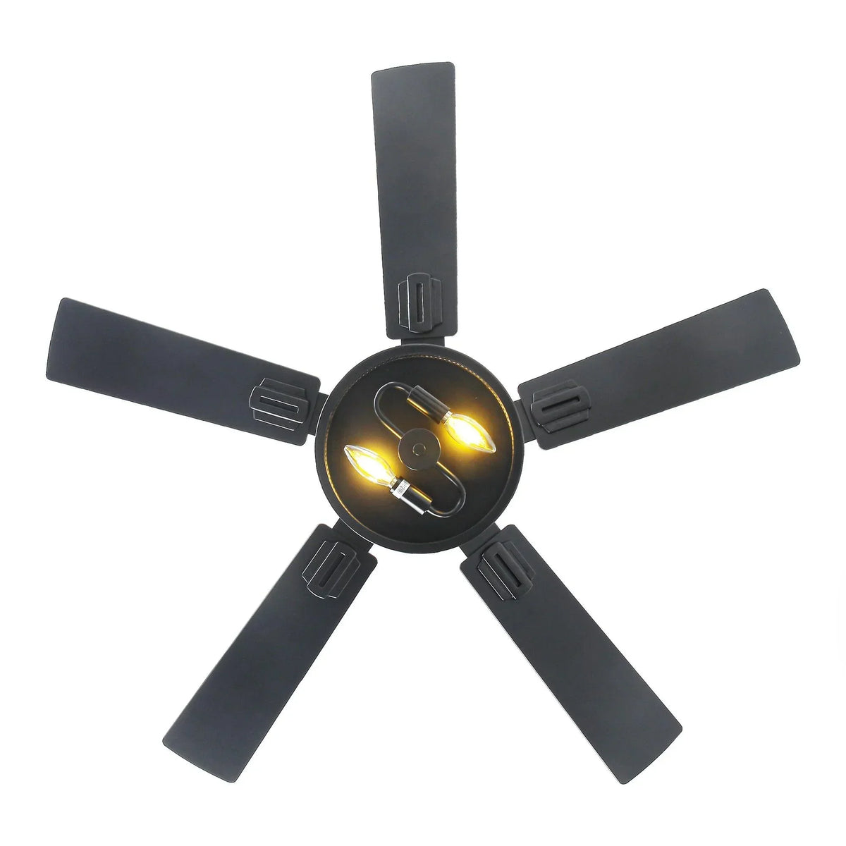 Vaczon 42 Inch 52 Inch 60 Inch Eden Downrod Mount Ceiling Fan with Light and APP & Remote Control