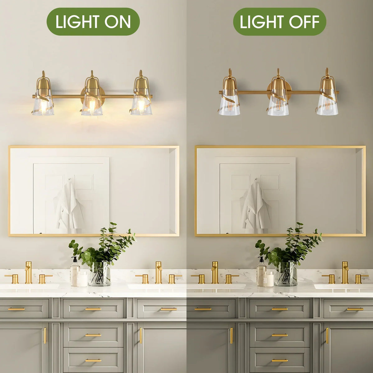 24 Inch Payne 3-Light Mirror Vanity Light