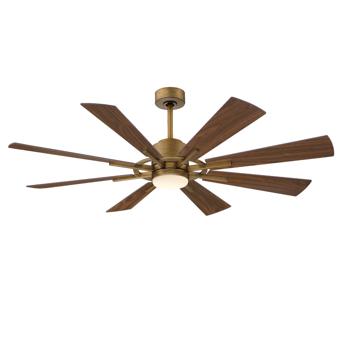 60" Oretha Windmill 8 Blade Led Indoor Oil Rubbed Bronze Ceiling Fan with Remote And Light Kit Included