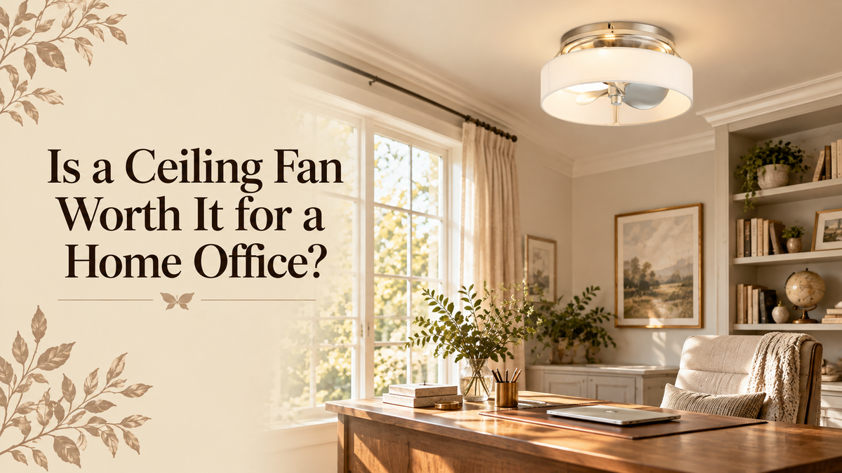 Is a Ceiling Fan Worth It for a Home Office? -Parrot Uncle