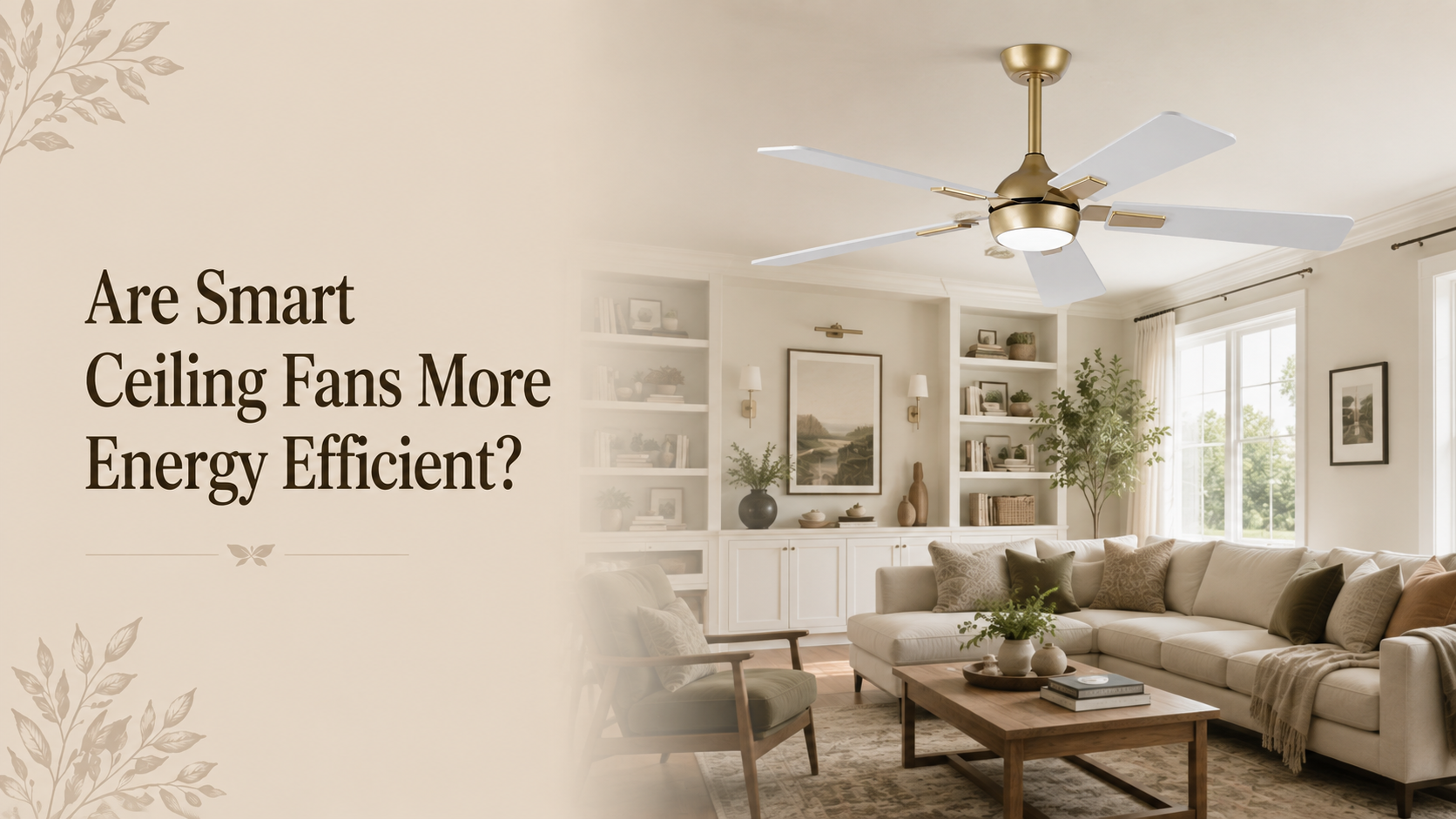 Are Smart Ceiling Fans More Energy Efficient?