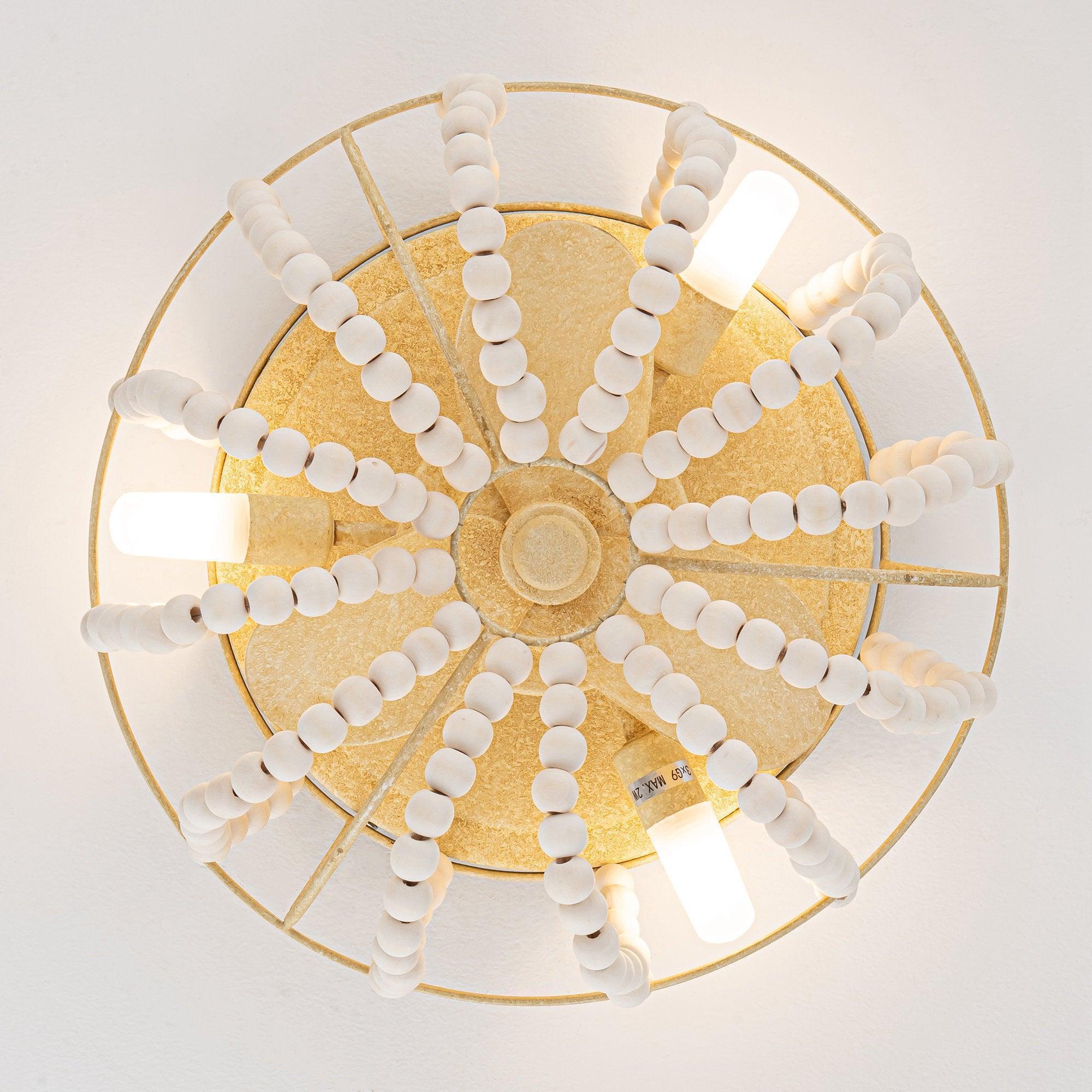 13" Traditional DC Motor Flush Mount Reversible Ceiling Fan with Lighting and Remote Control - ParrotUncle