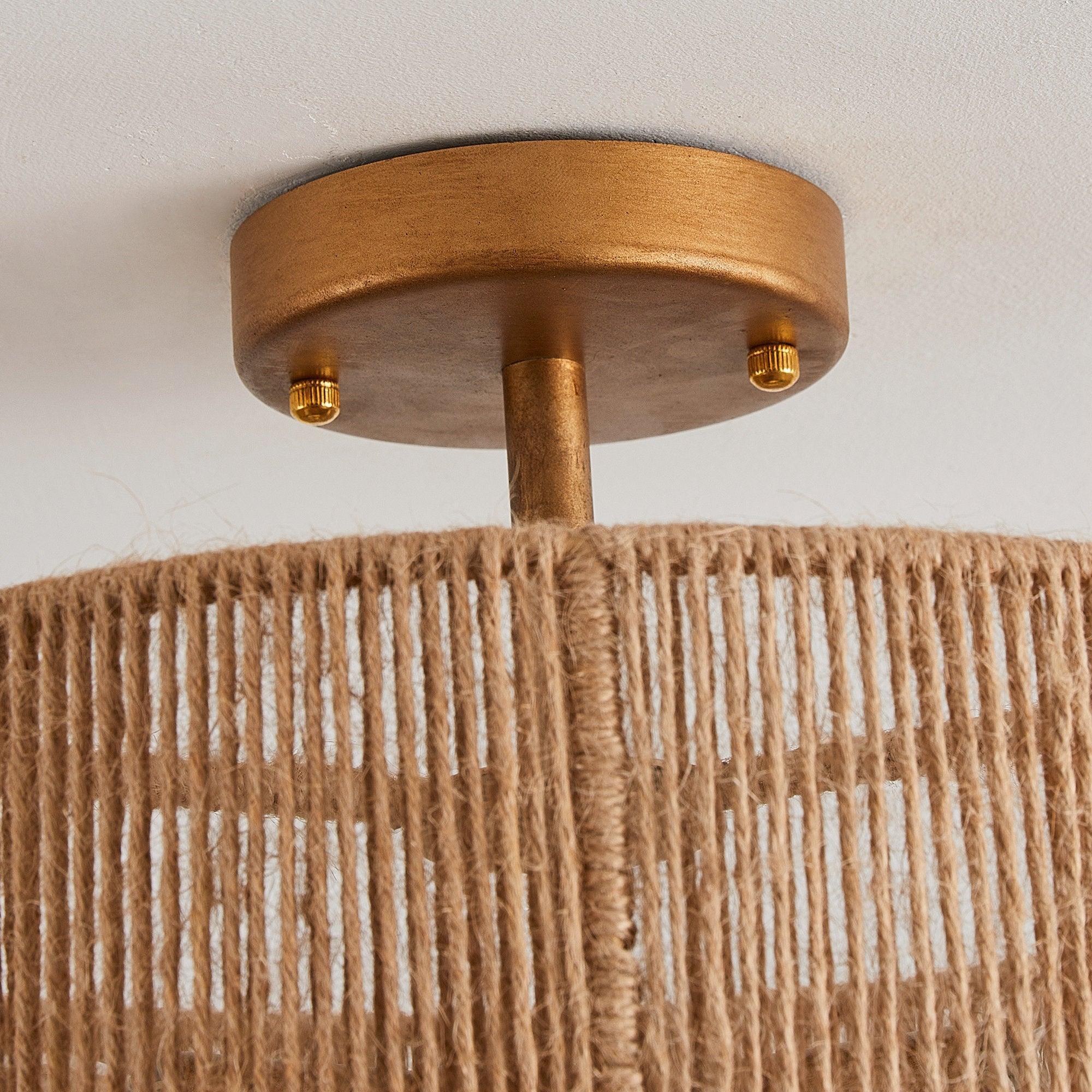 3-Light Traditional Flush Mount Light - ParrotUncle