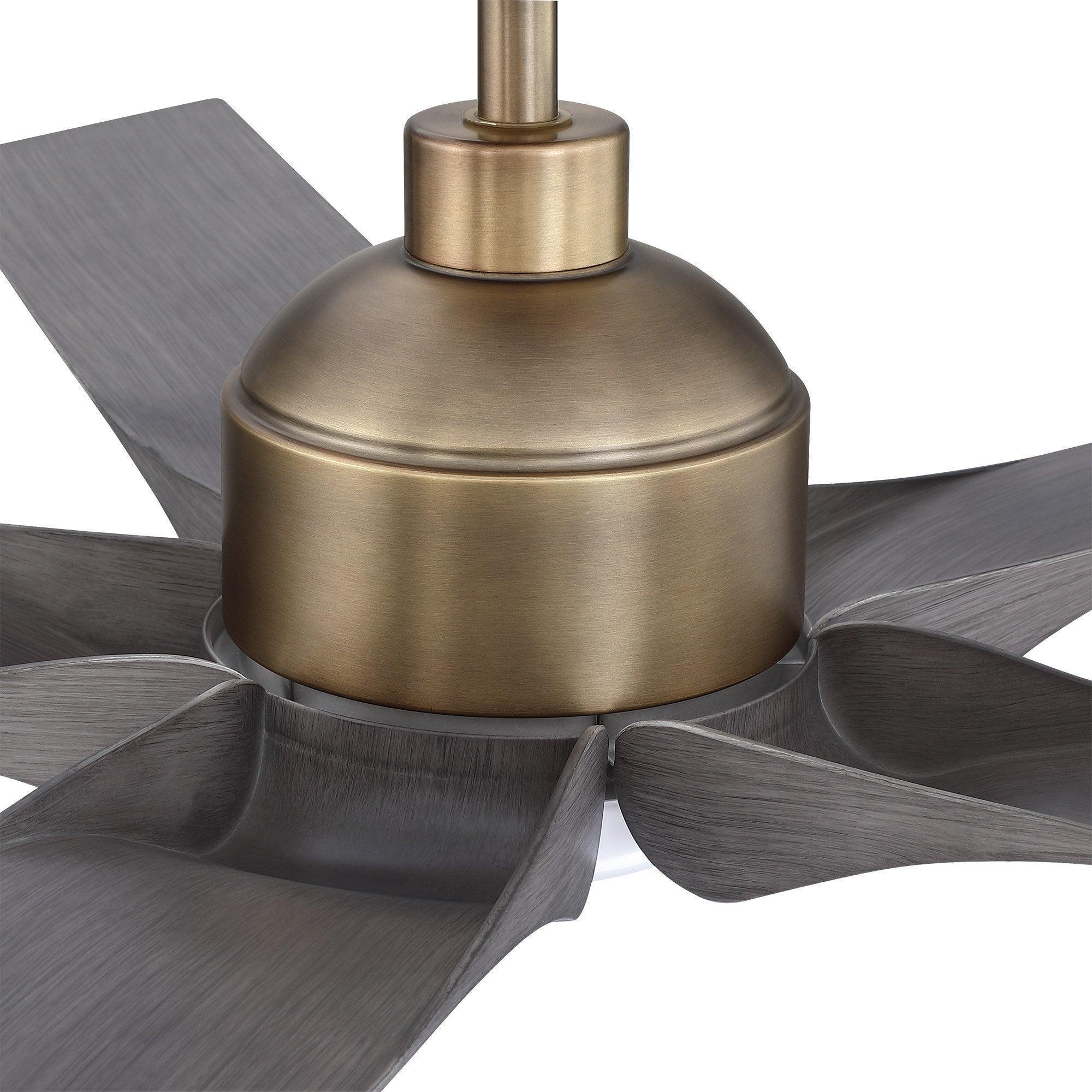 56" Genoa Modern DC Motor Downrod Mount Reversible Ceiling Fan with Lighting and Remote Control - ParrotUncle