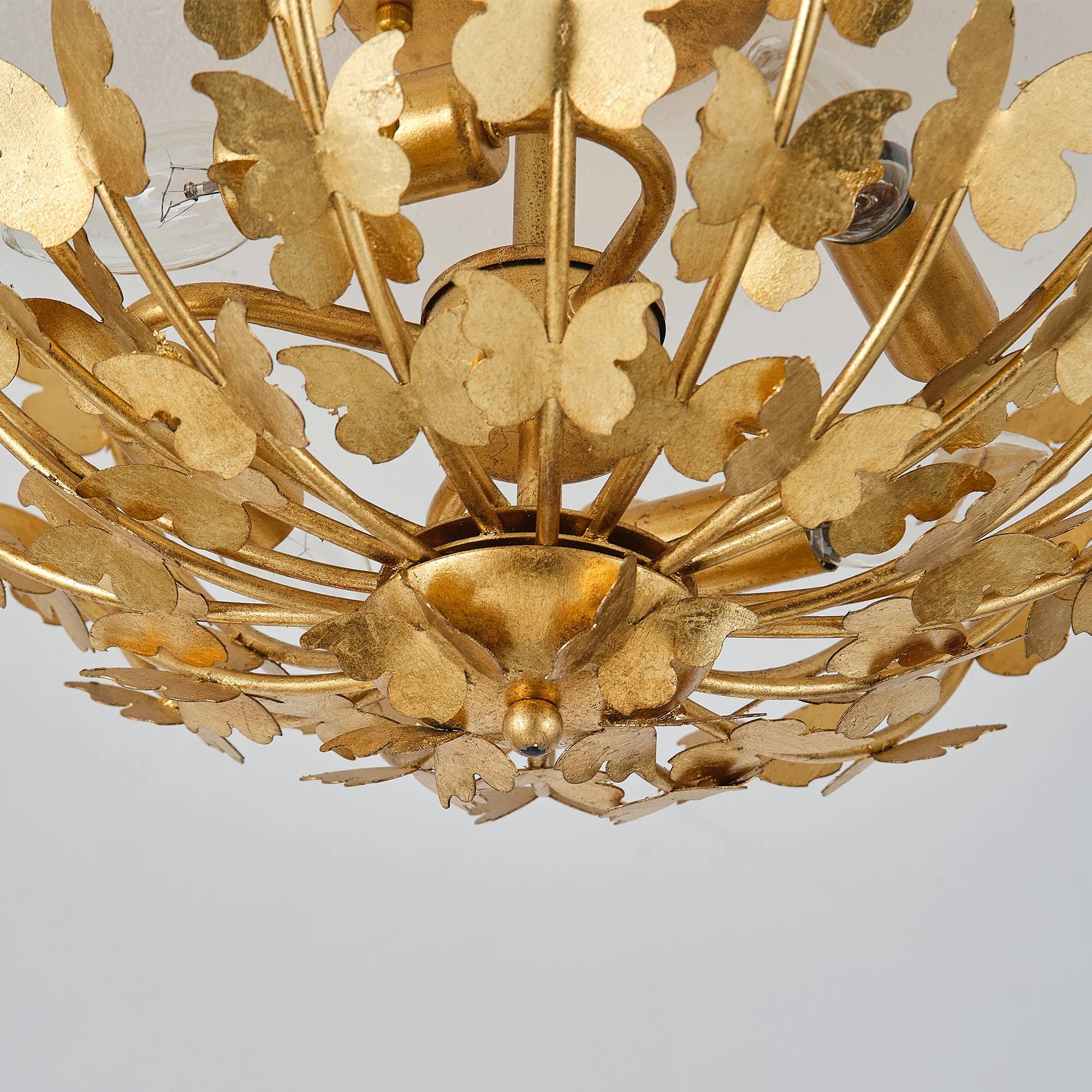 18 Inch Betsy 4-Light Semi-Flush Mount Ceiling Light