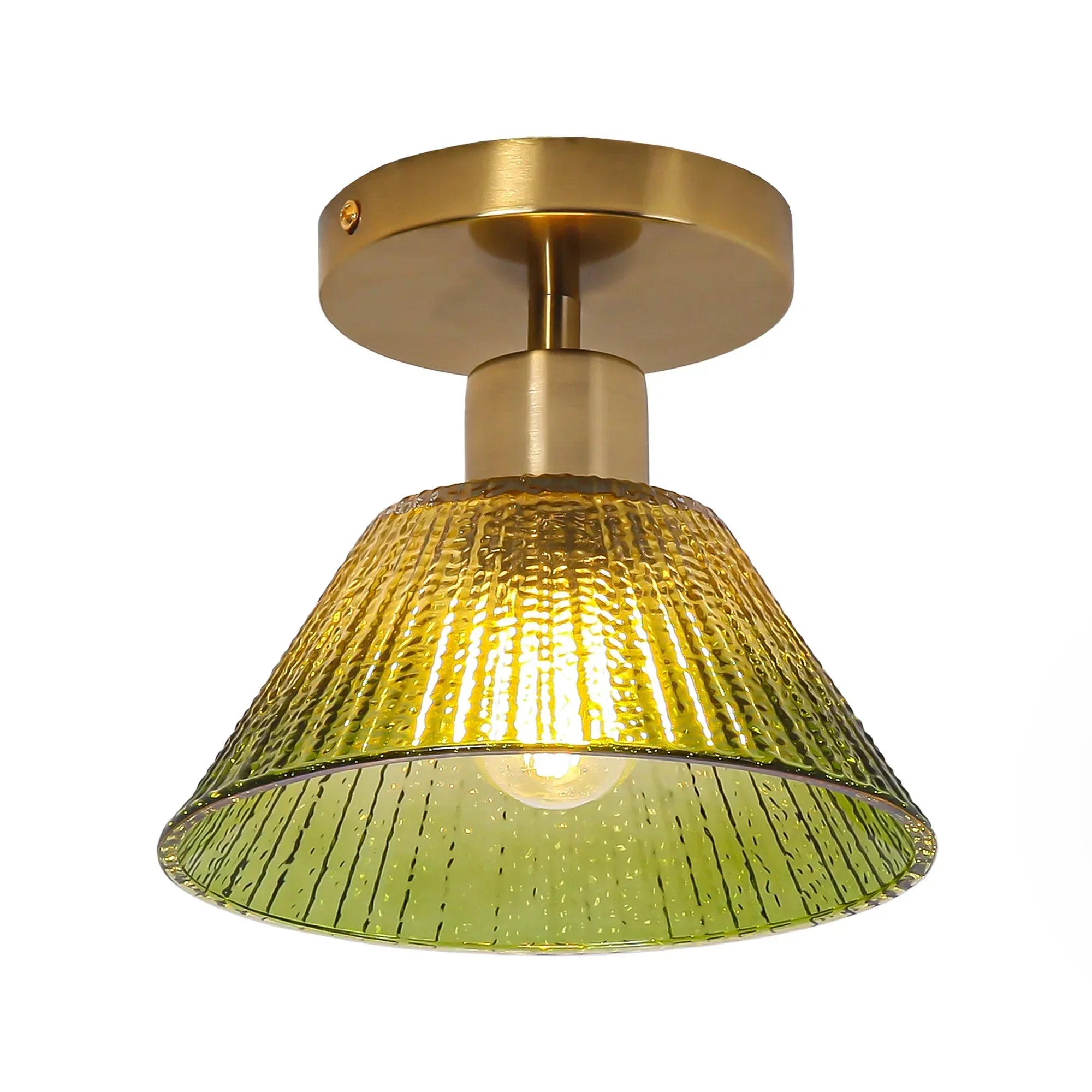 3.5 Inch Paula 1-Light Semi-Flush Mount Ceiling Light