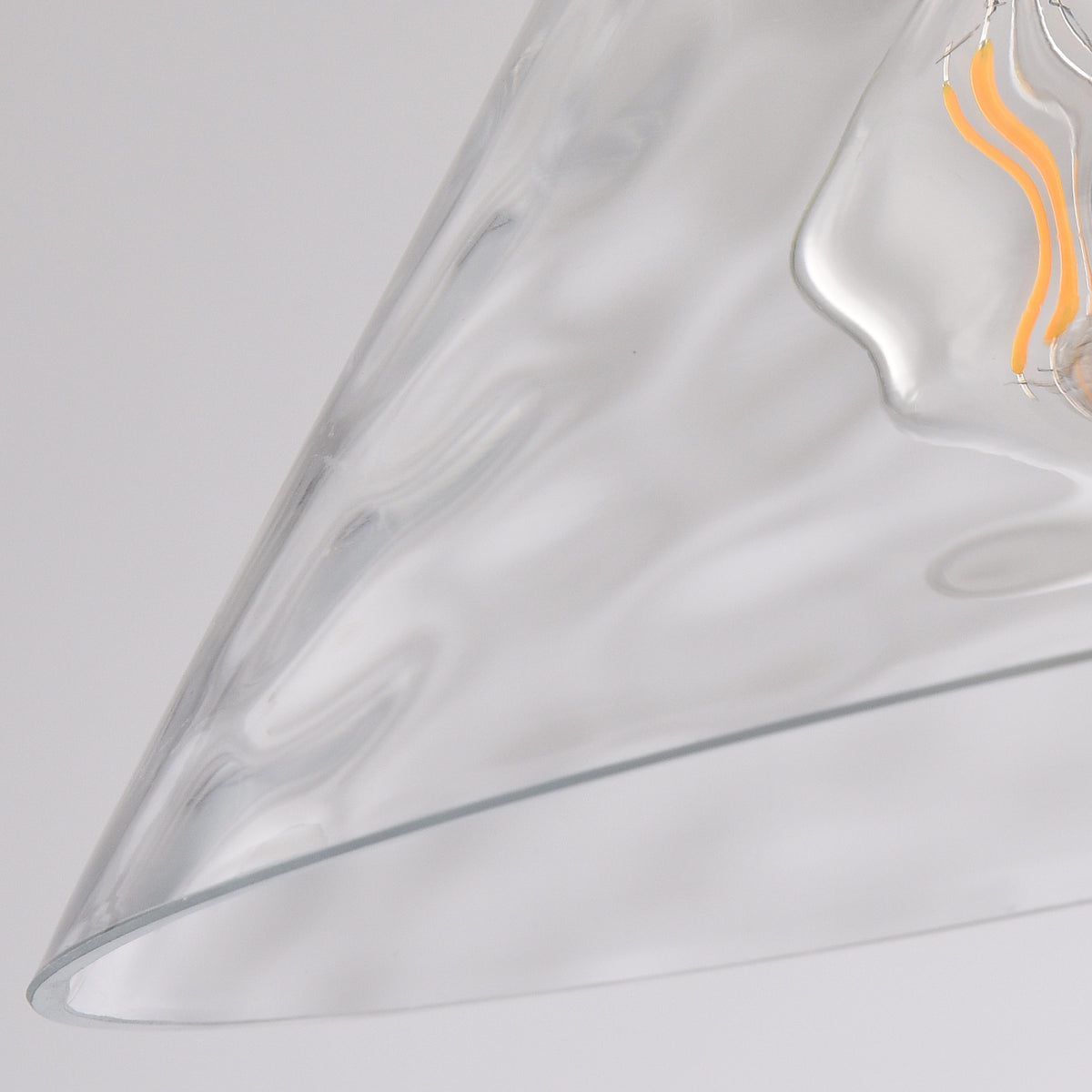 Coral 1-Light Natural Copper Pendant Light with Textured Glass Shade