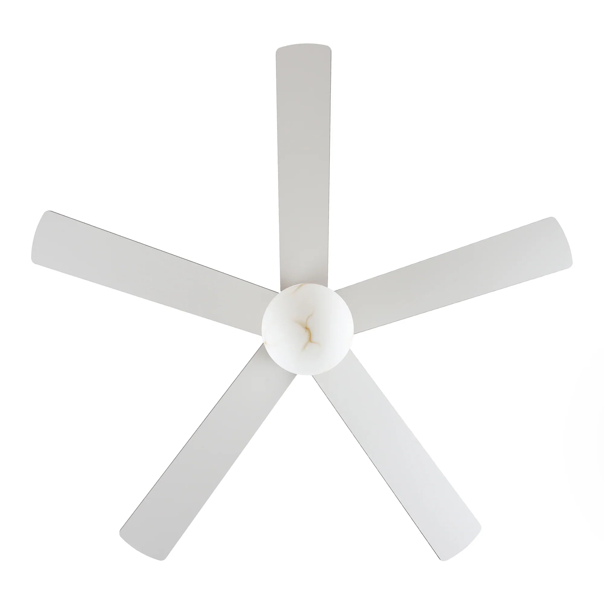 52 Inch Alva Double-sided Blades Downrod Mount LED Ceiling Fan with Remote Control