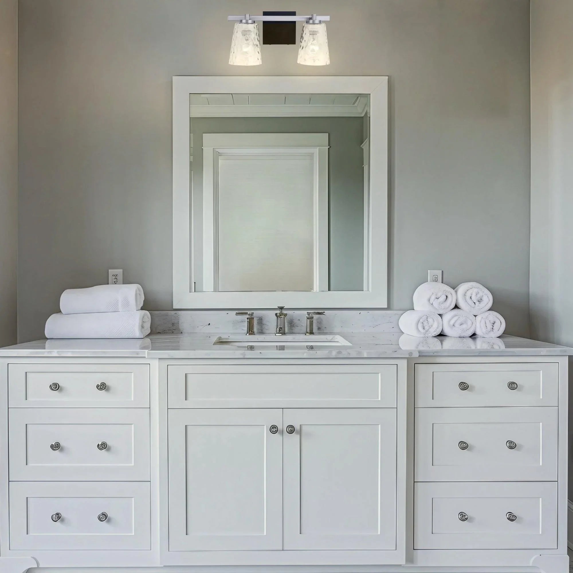 Radiance Modern 2-Light Dimmable Vanity Light