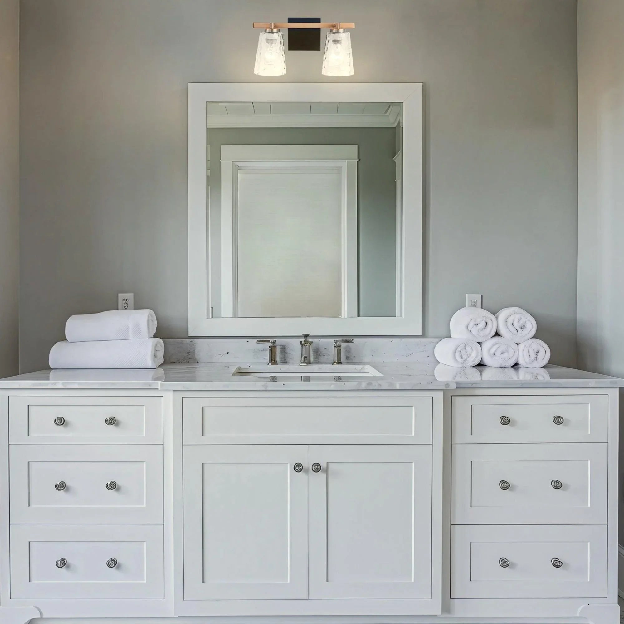 Radiance Modern 2-Light Dimmable Vanity Light