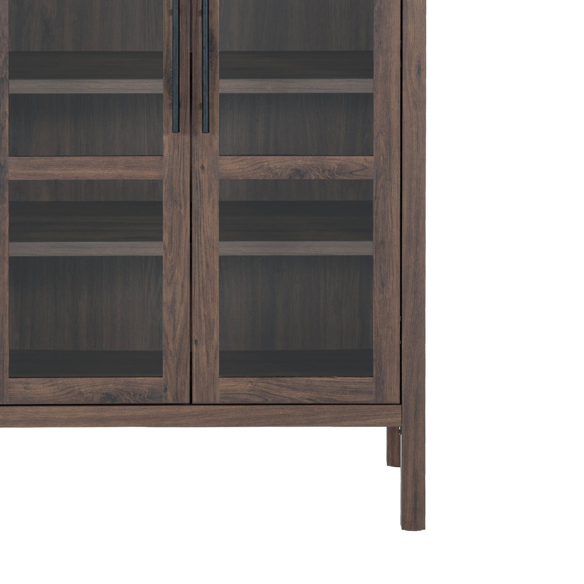 2-Piece Bookcases & Cabinets with Adjustable Shelves
