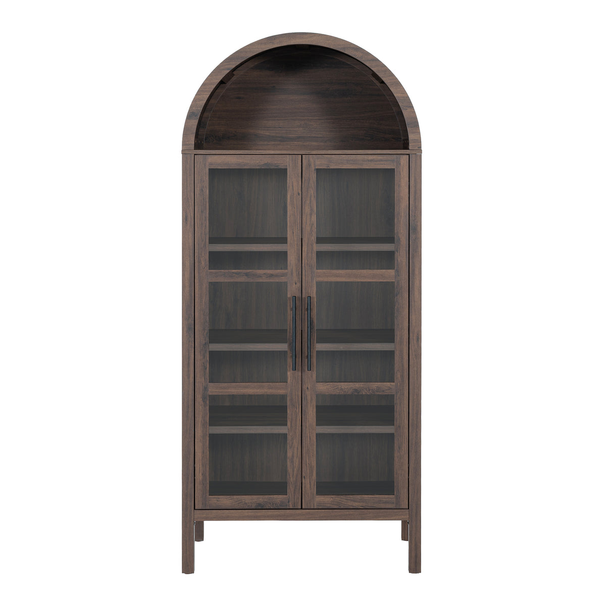 2-Piece Bookcases & Cabinets with Adjustable Shelves