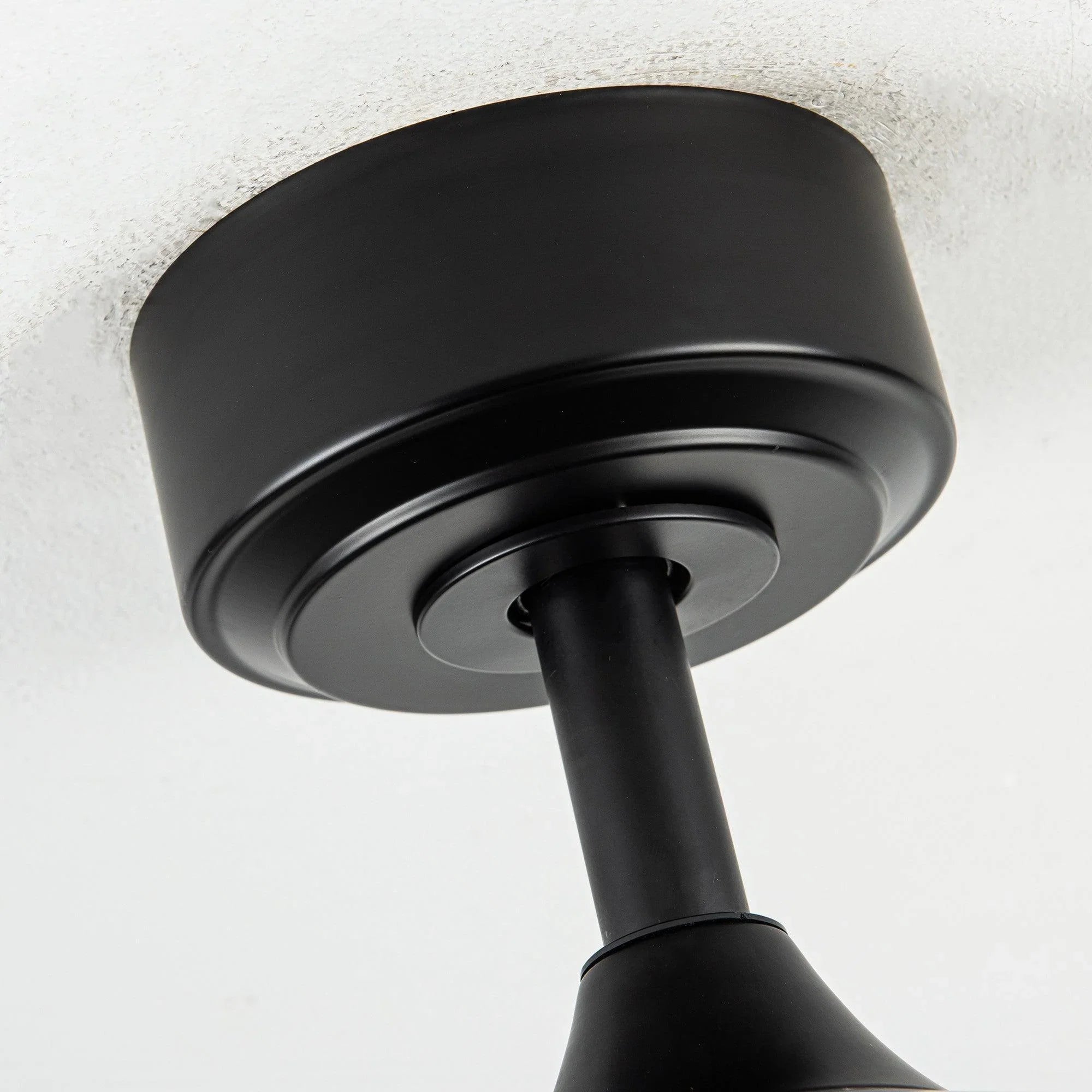 52" Midtown Industrial DC Motor Downrod Mount Reversible Ceiling Fan With Remote Control