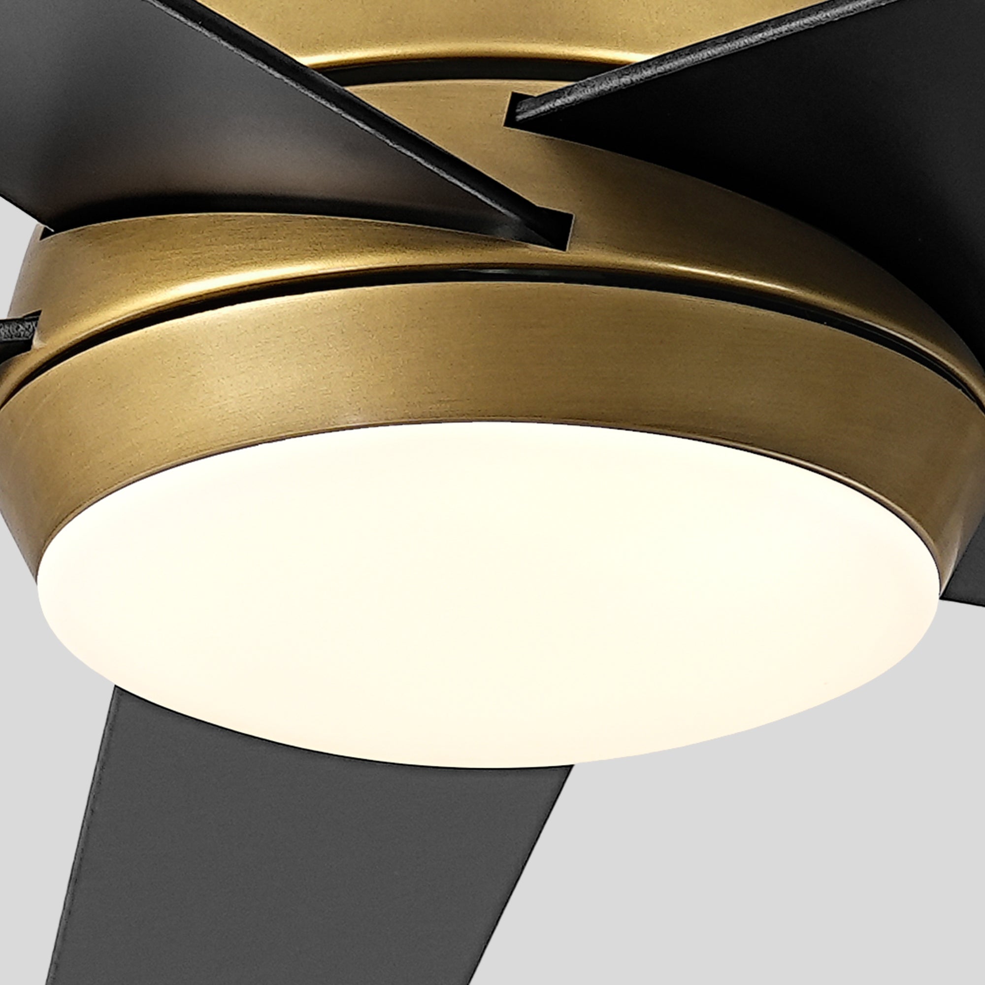 52 Inch Gavin Modern Flush Mount LED Ceiling Fan
