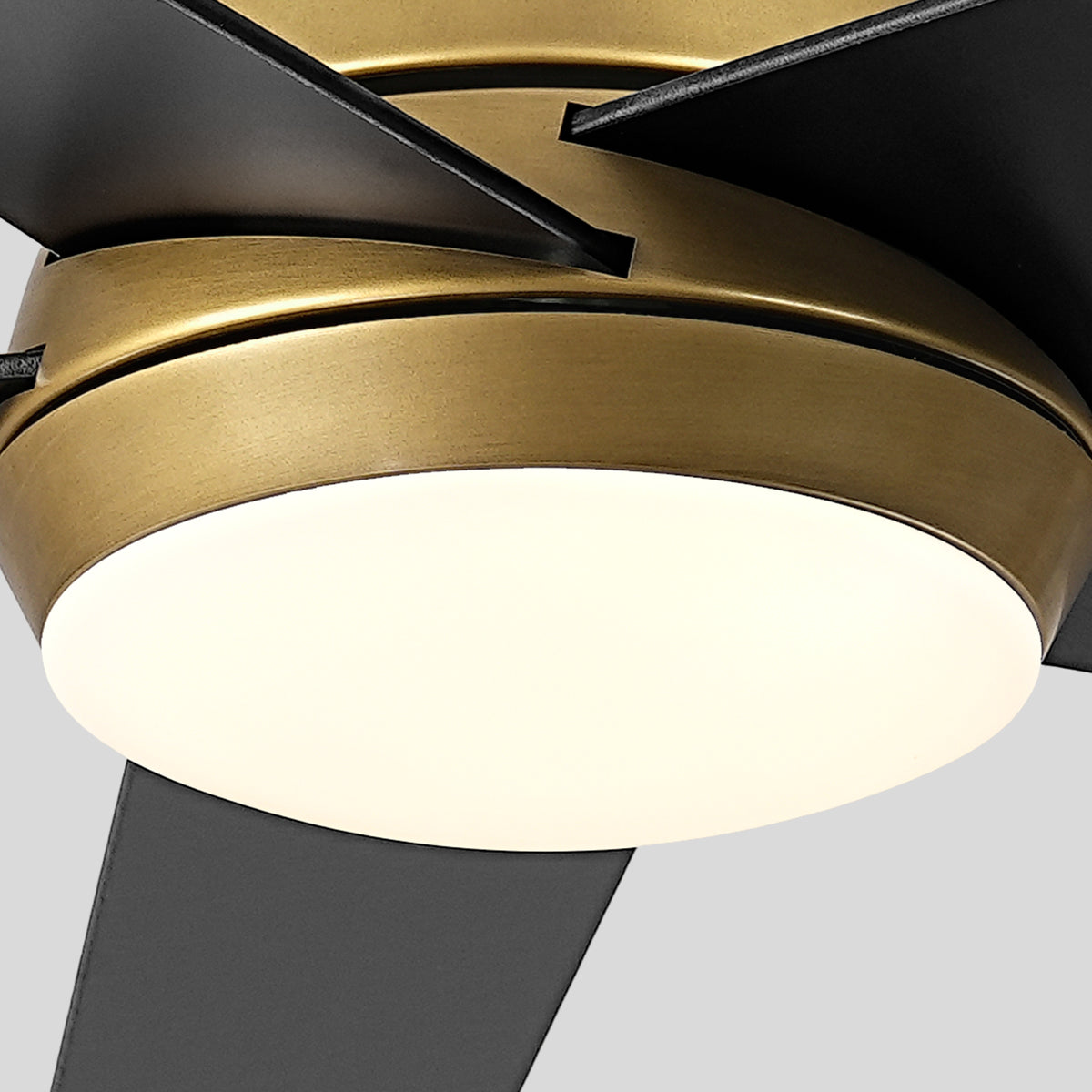 52 Inch Gavin Modern Flush Mount LED Ceiling Fan
