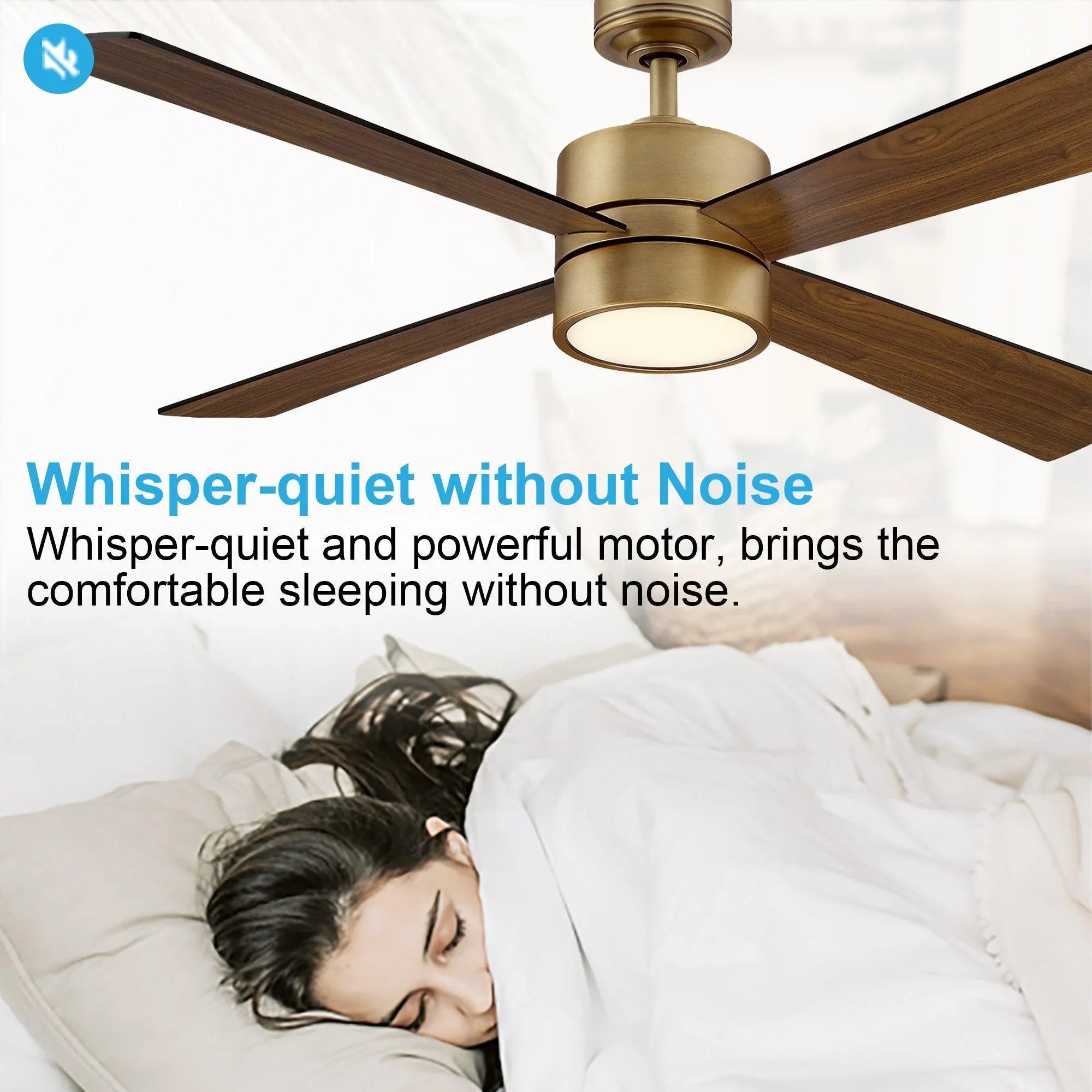 Parrot Uncle 52" Bucholz Industrial Downrod Mount Reversible Ceiling Fans with Integrated Lights and Remote Control - ParrotUncle