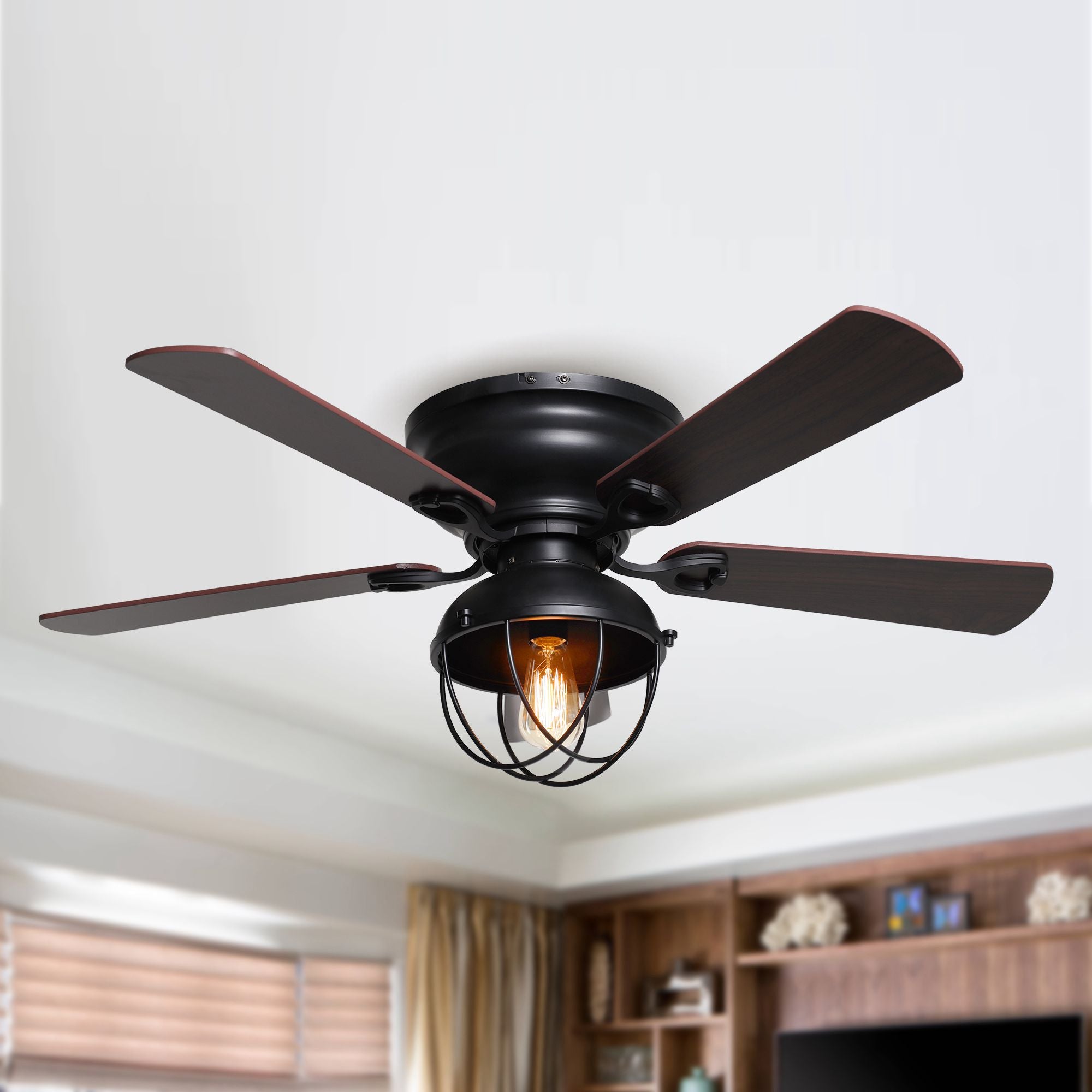 Ventilador de techo reversible industrial de 42