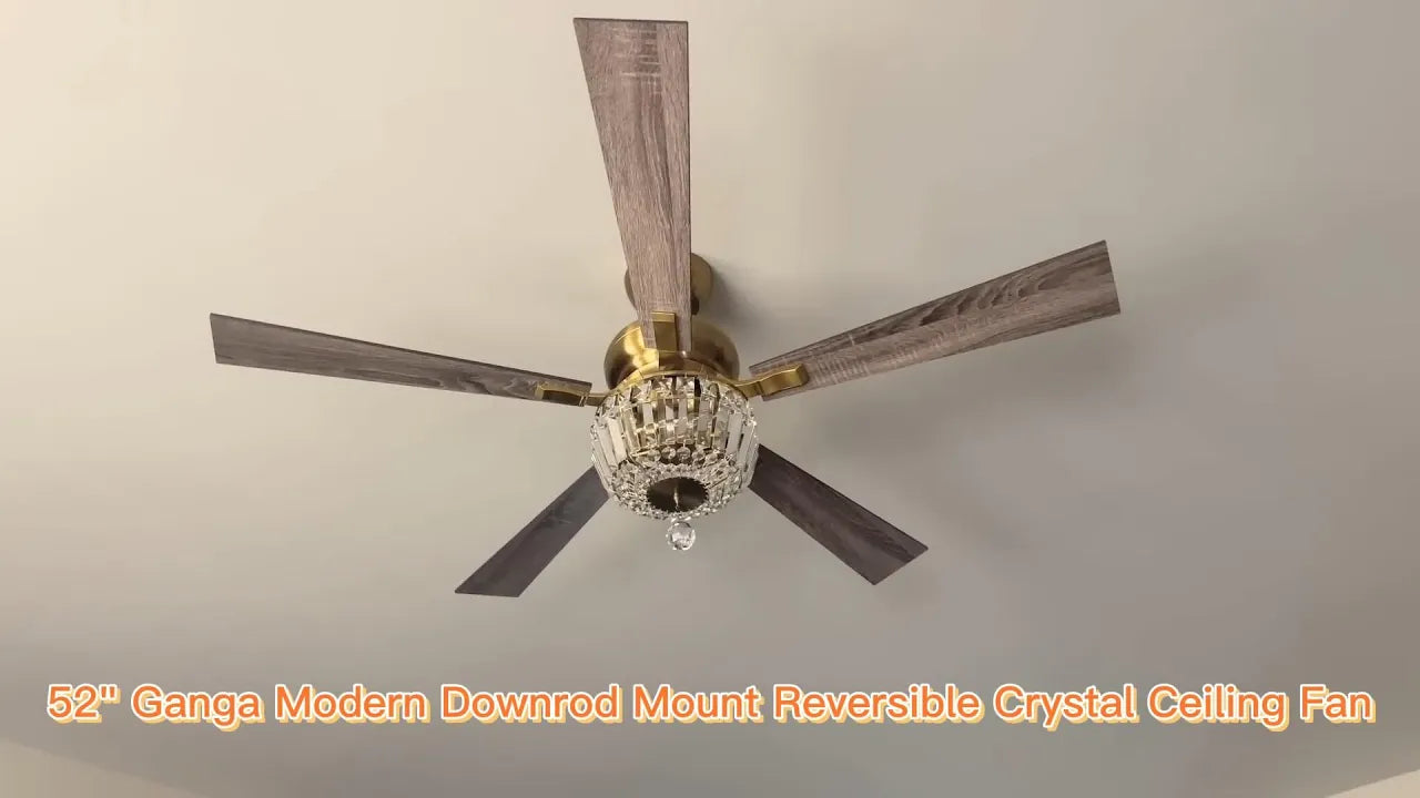 Ventilador de techo moderno Ganga de 52