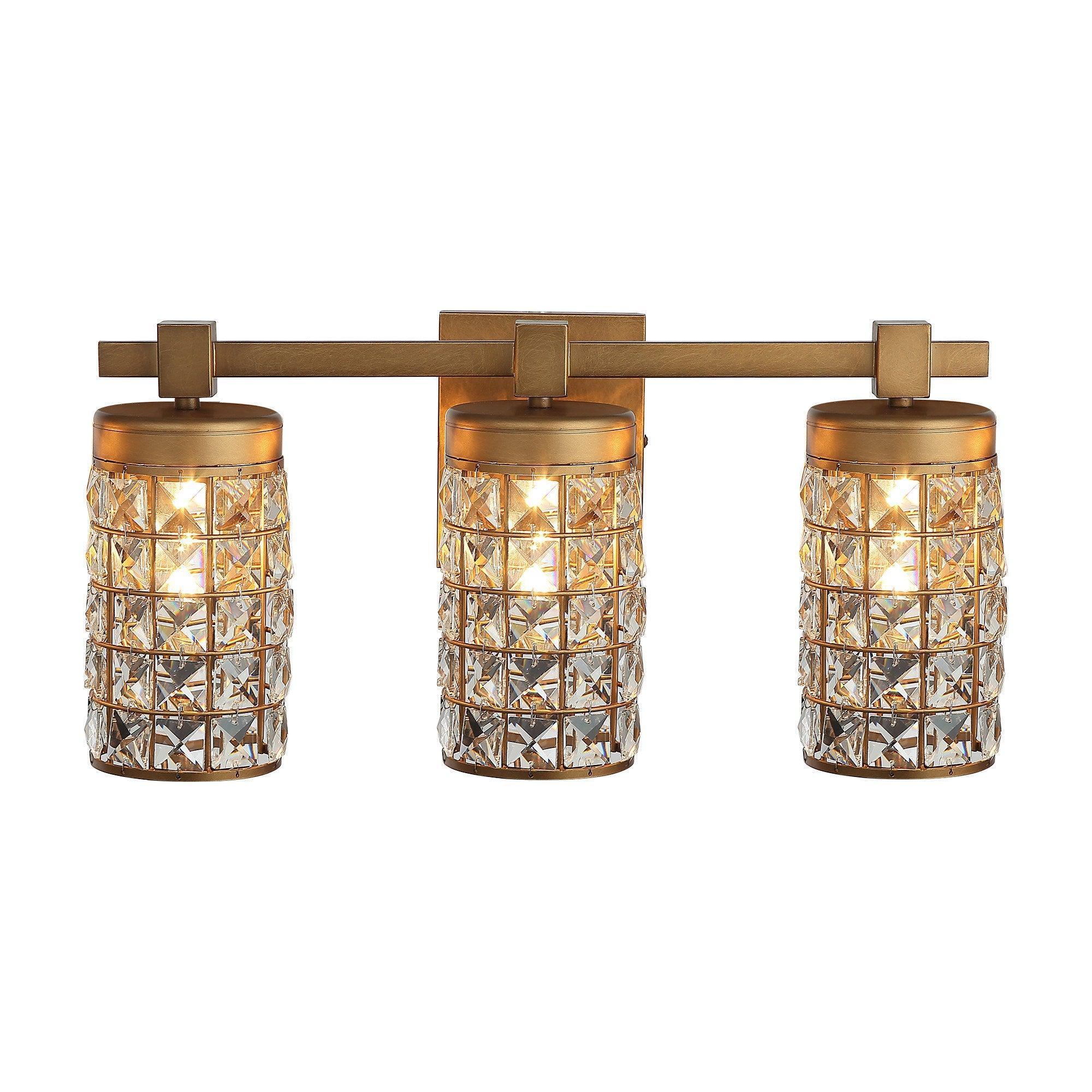 3-Light Modern Golden Wall Light - ParrotUncle