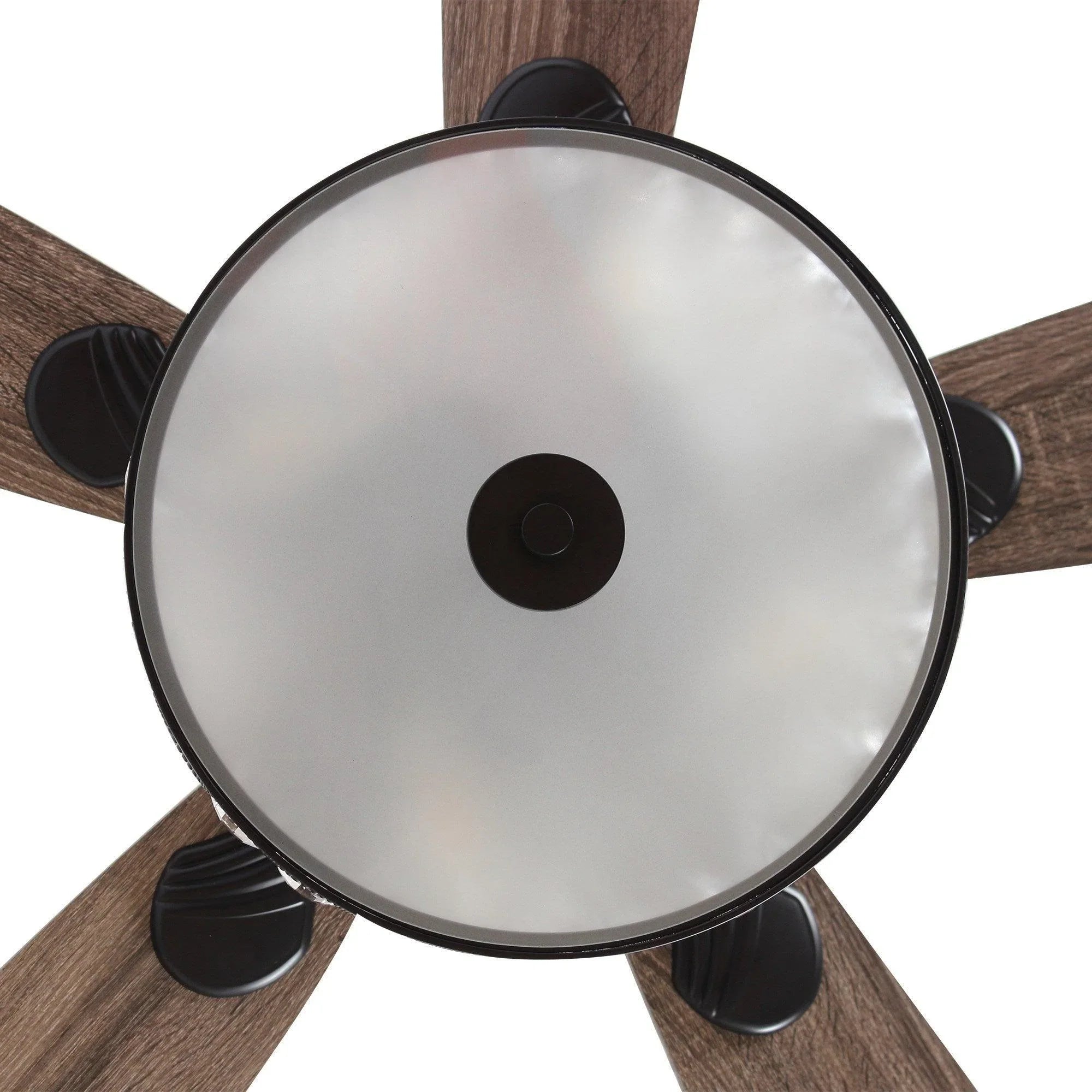 52" Tibuh Modern Downrod Mount Reversible Crystal Ceiling Fan with Lighting and Remote Control - ParrotUncle